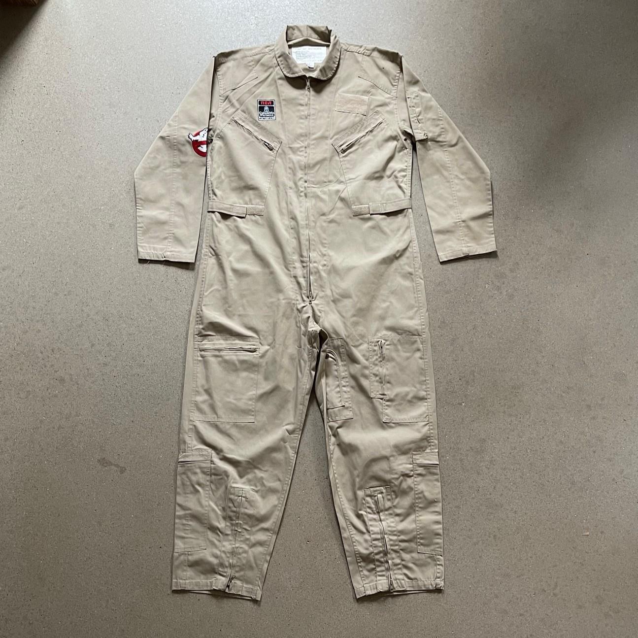 1984 Ghostbusters RCA Promo Clean Flight Suit Tan Embroidered Logo Rare VHS Item