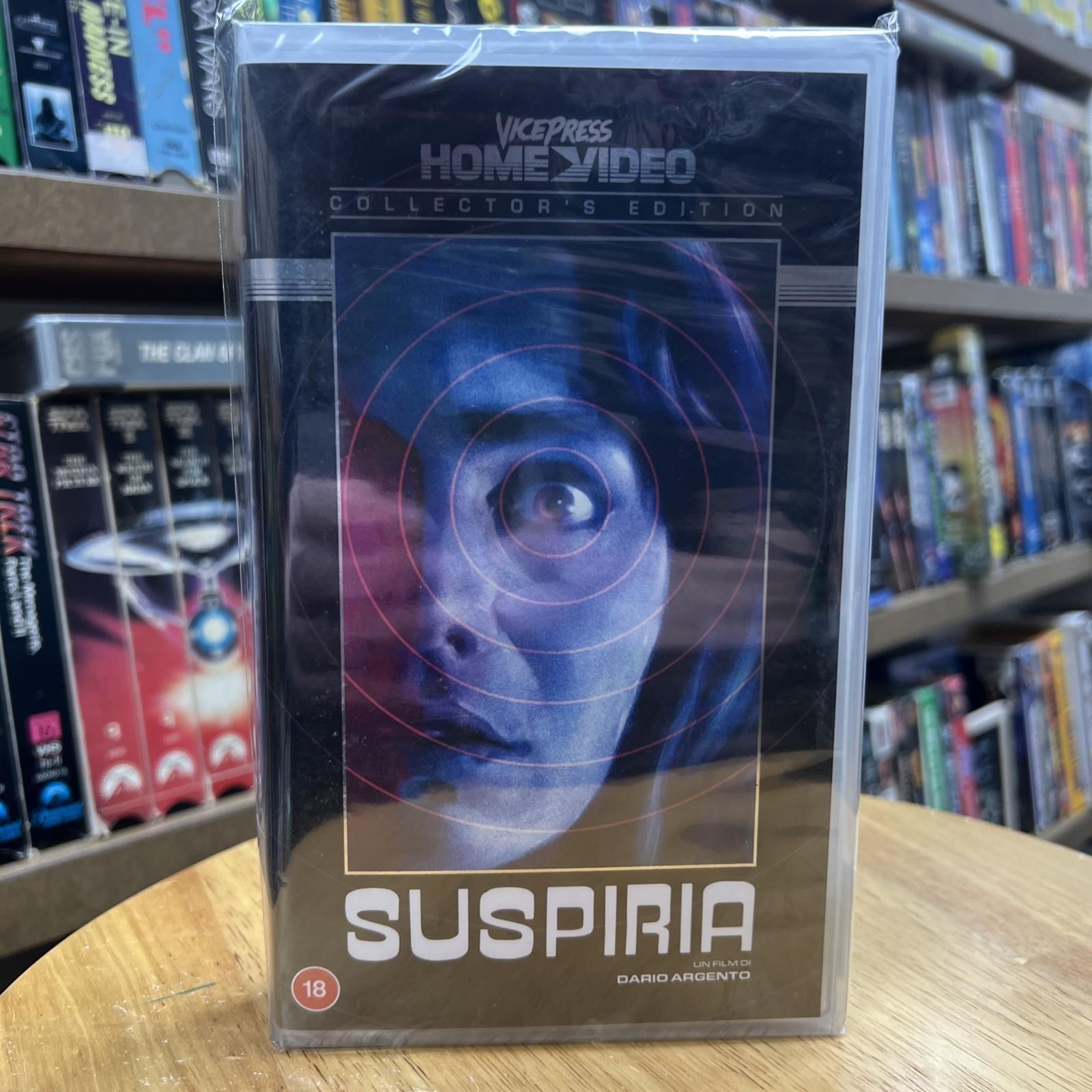 Suspiria 1977 VHS Vice Press Clamshell Lt Ed 174 / 500 Dario Argento Cult Horror