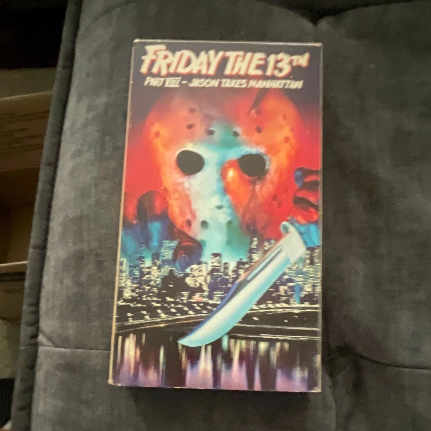 Friday the 13th Part VIII: Jason Takes Manhattan VHS 1989 R Paramount NTSC