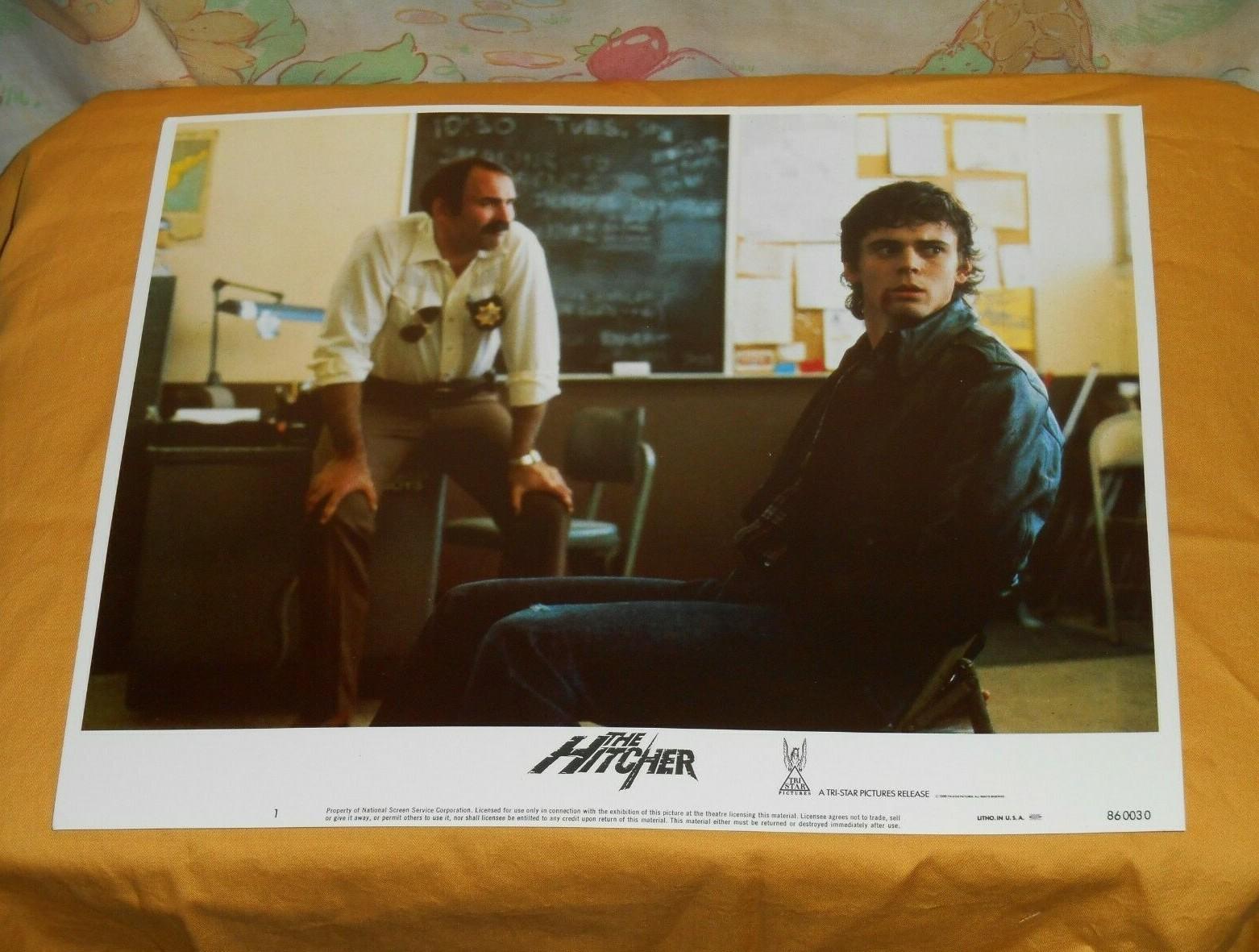 original THE HITCHER lobby card #1