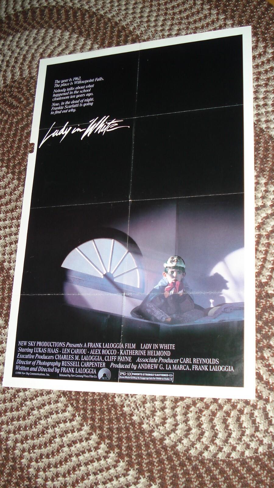 LADY IN WHITE Orig. 1988 One-Sheet Poster - Lucas Haas, Len Cariou, Alex Rocco