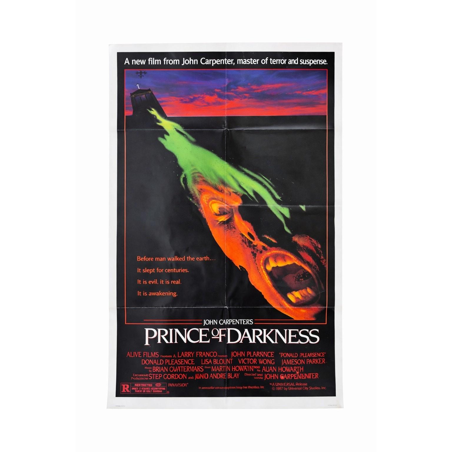 Vintage Movie Poster Horror Sci-Fi Carpenter’s Prince of Darkness 1987 Original