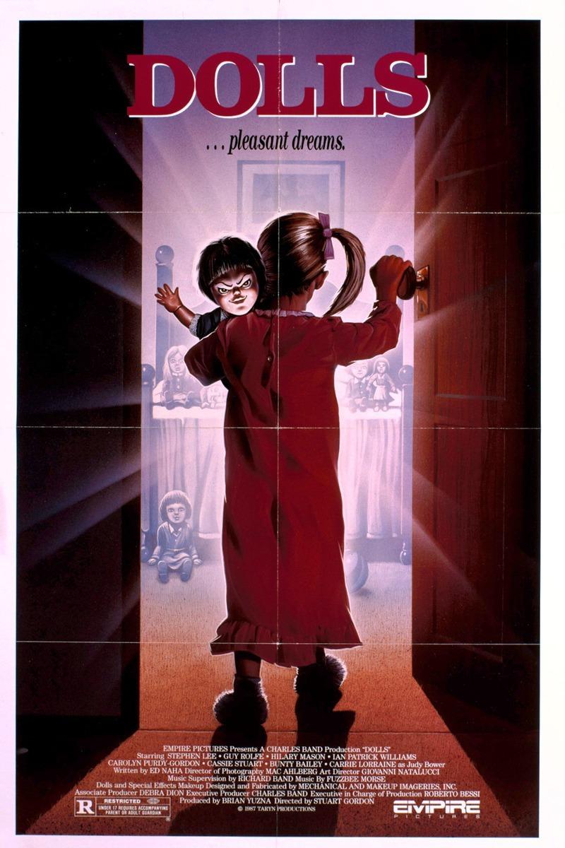 DOLLS (1987) ORIGINAL MOVIE POSTER  -  FOLDED