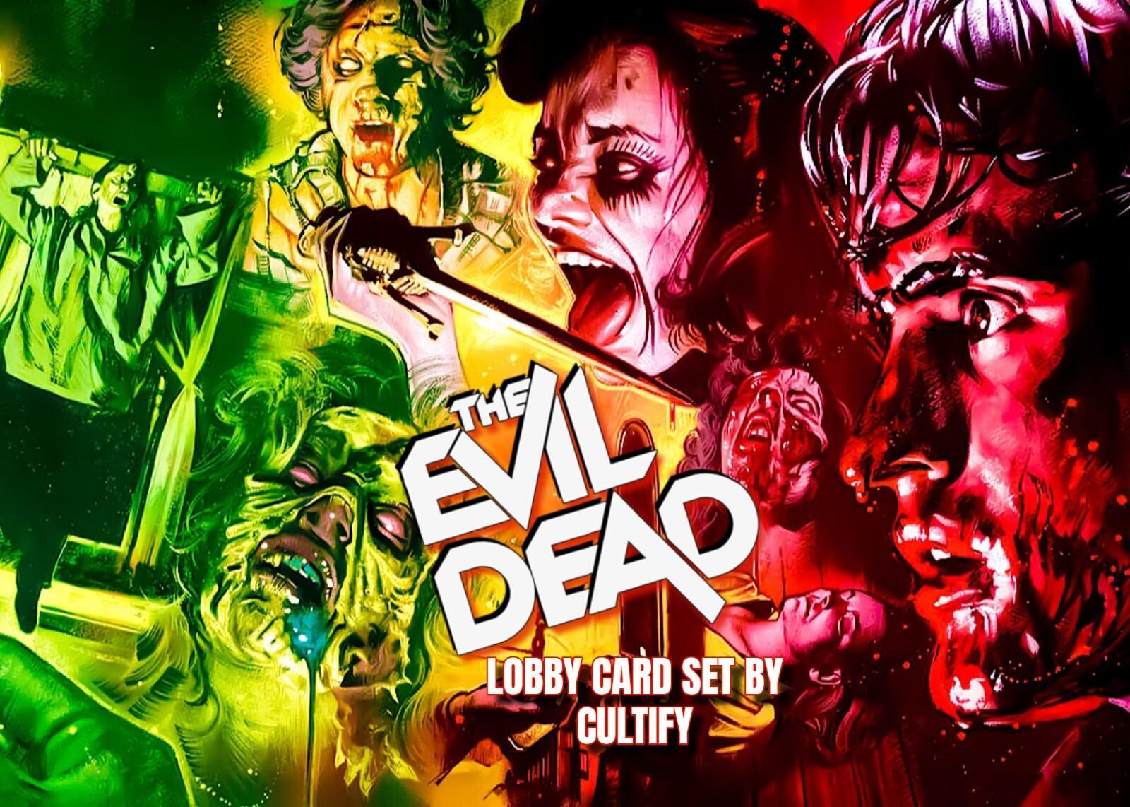 The Evil Dead 1981 Lobby Card Set Of 20 5x7