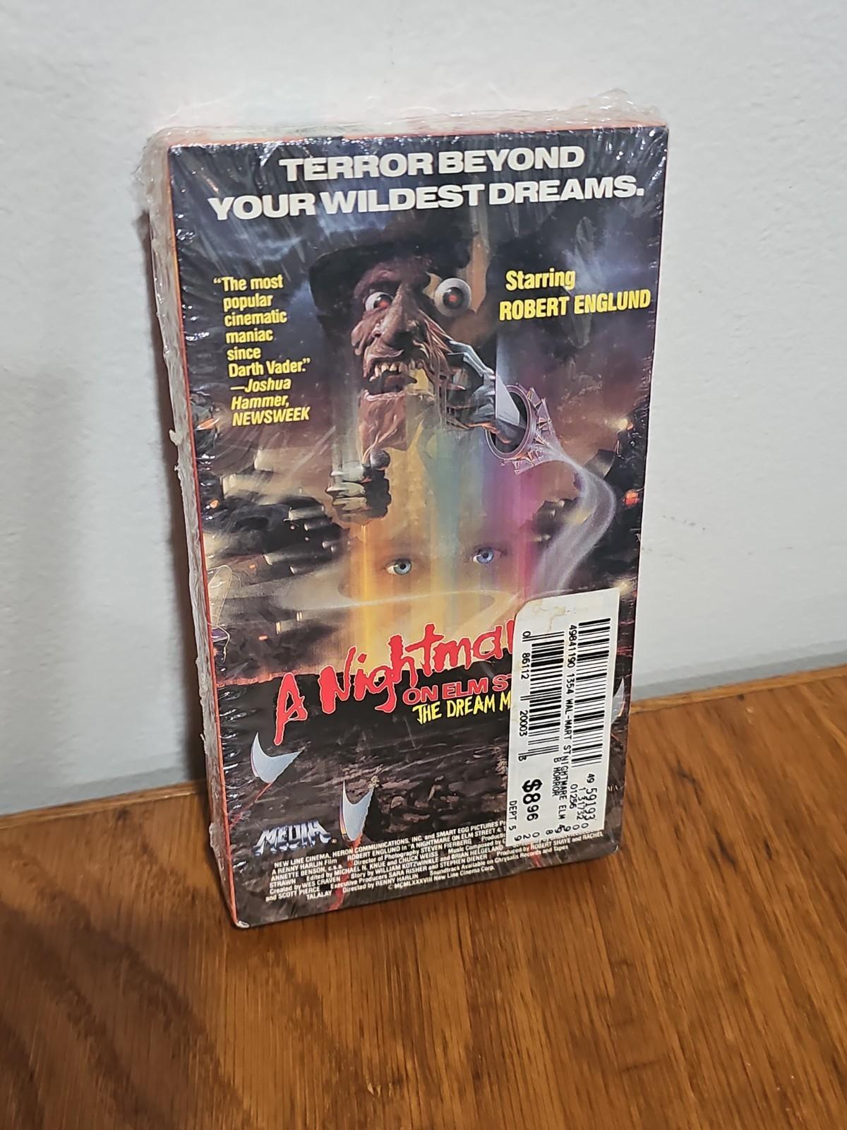 Original 1988 Media VHS SEALED A Nightmare on Elm Street 4 - The Dream Master