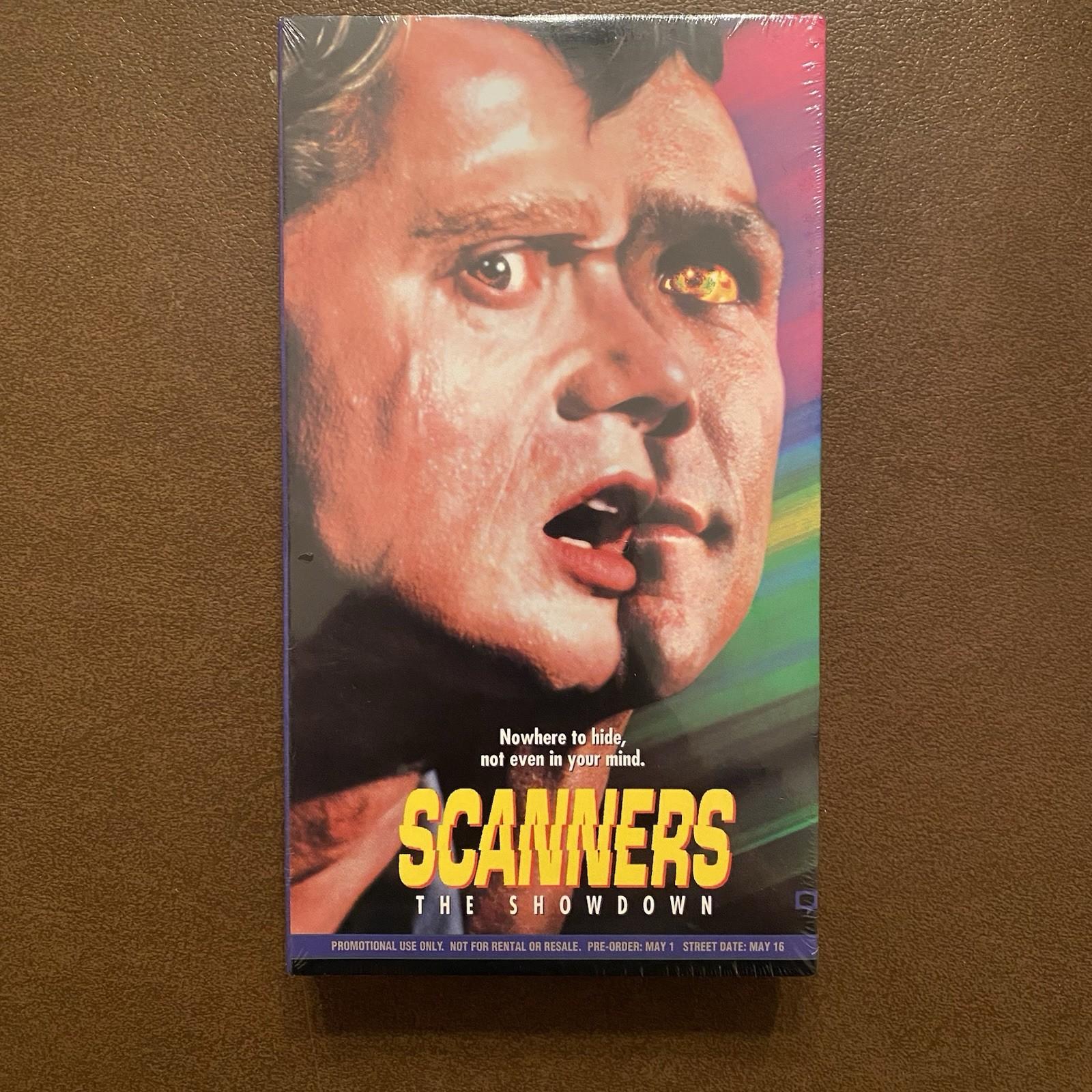 Scanners: The Showdown VHS 1995 Screener Promo Tape Brand New Sealed