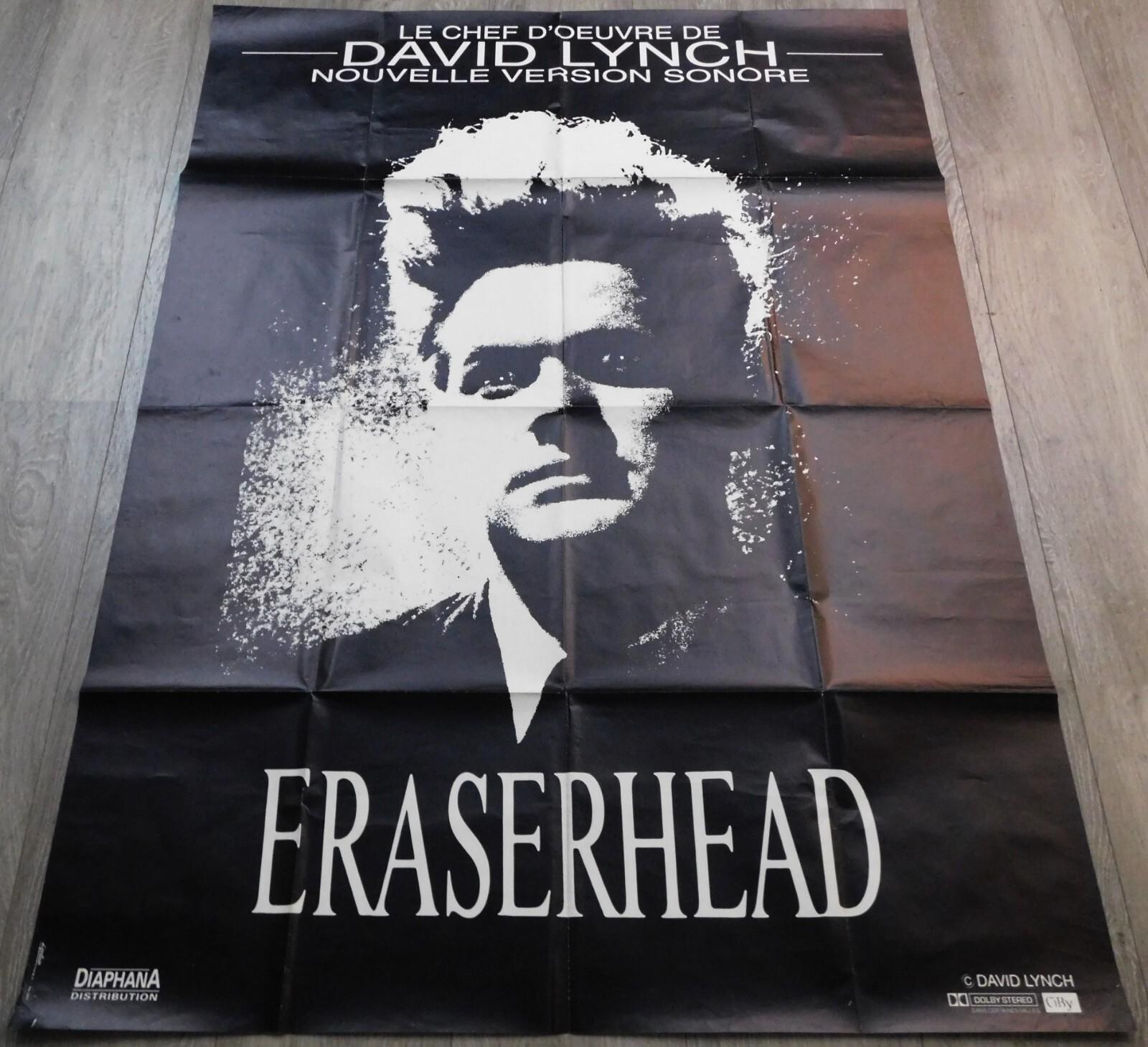 Eraserhead French Movie Poster Original 47"63 ReRelease David Lynch
