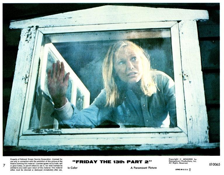 Friday the 13th Part 2 Original Lobby Card 1981 Horror Summer Camper Amy Steel