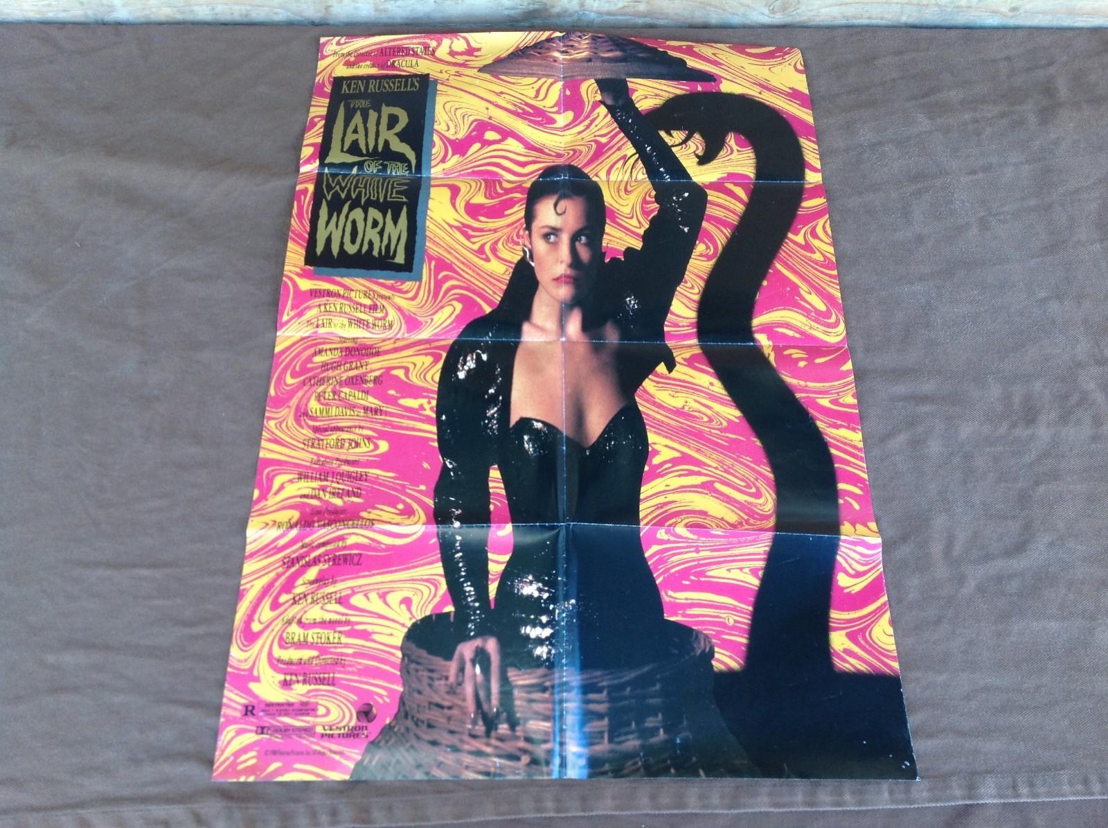 1988 Lair Of The White Worm Original Movie House Full Sheet Poster 