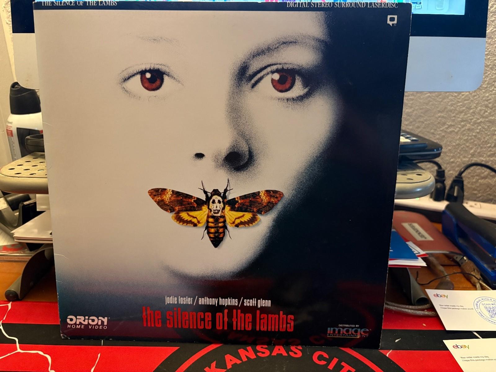 The Silence Of The Lambs 1991 Laserdisc, Orion Pictures ID7434OR, Rare