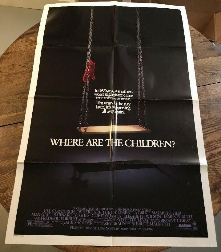 Where Are The Children? 1986 folded one sheet movie poster 27x41 