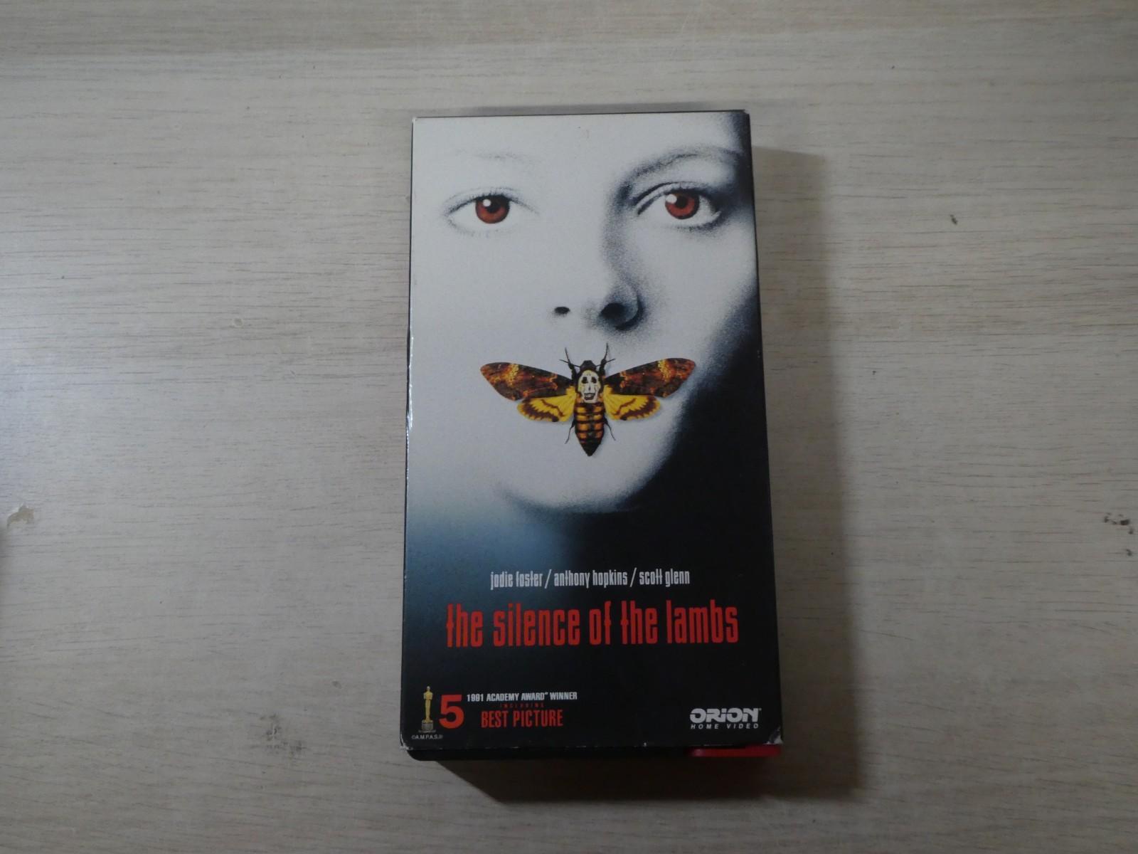 The Silence of the Lambs VHS 1991 Red & Black Tape EP Mode Rare Orion Release