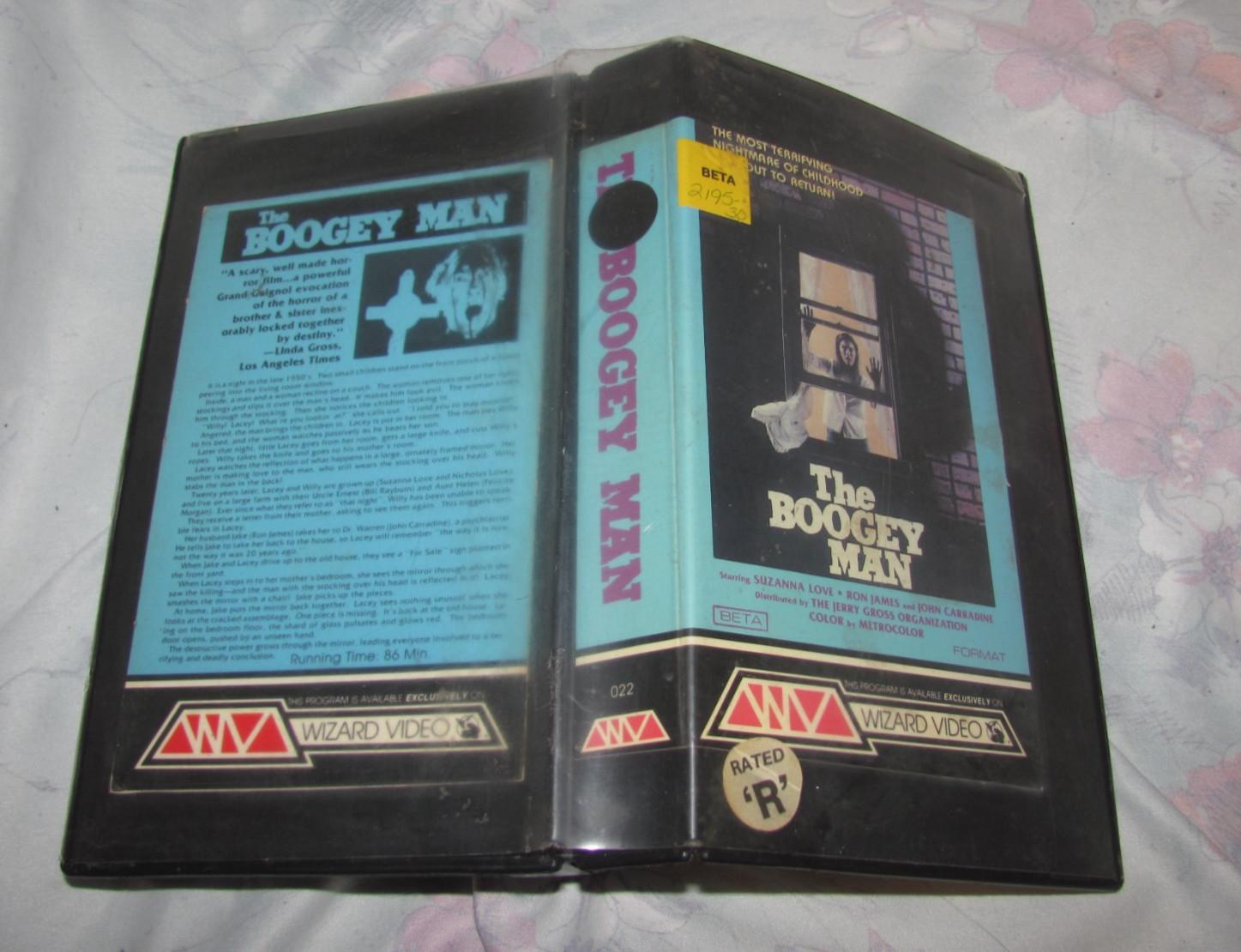 1980 Beta Betamax The Boogey Man, Slasher, Horror, Rated R