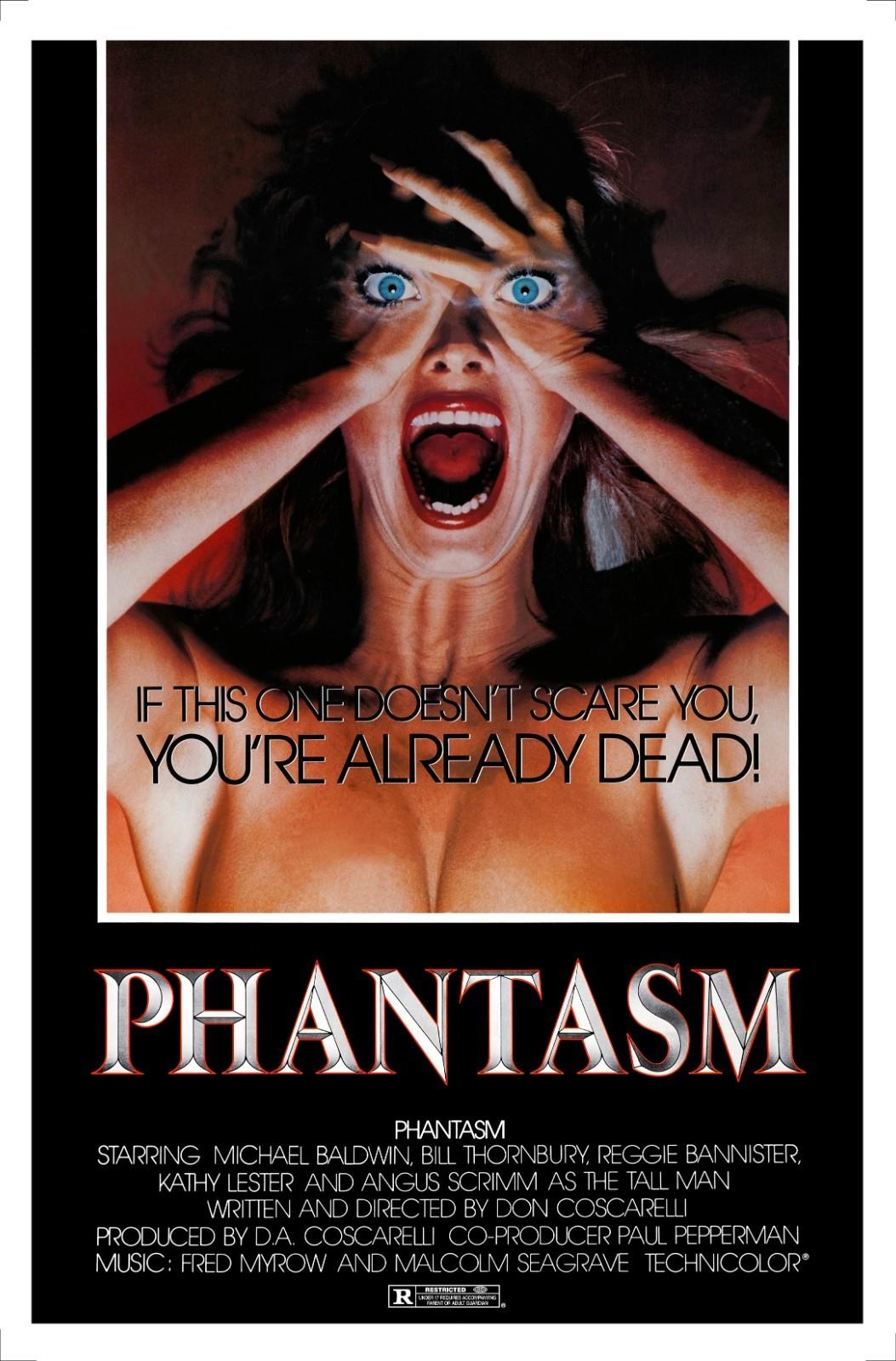 PHANTASM (1979) 27"x41" rare international style one sheet horror movie poster