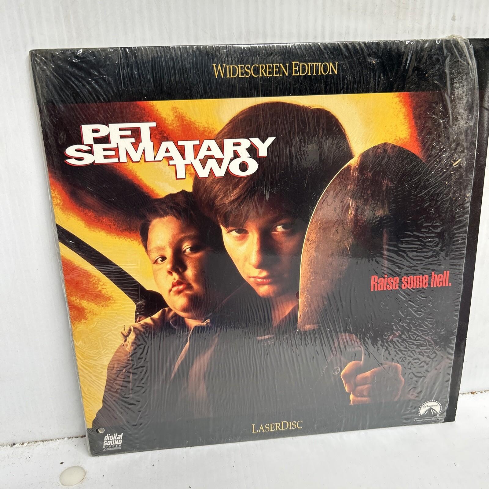 Pet Sematary 2 Widescreen LaserDisc Edward Furlong Vintage Horror 1992