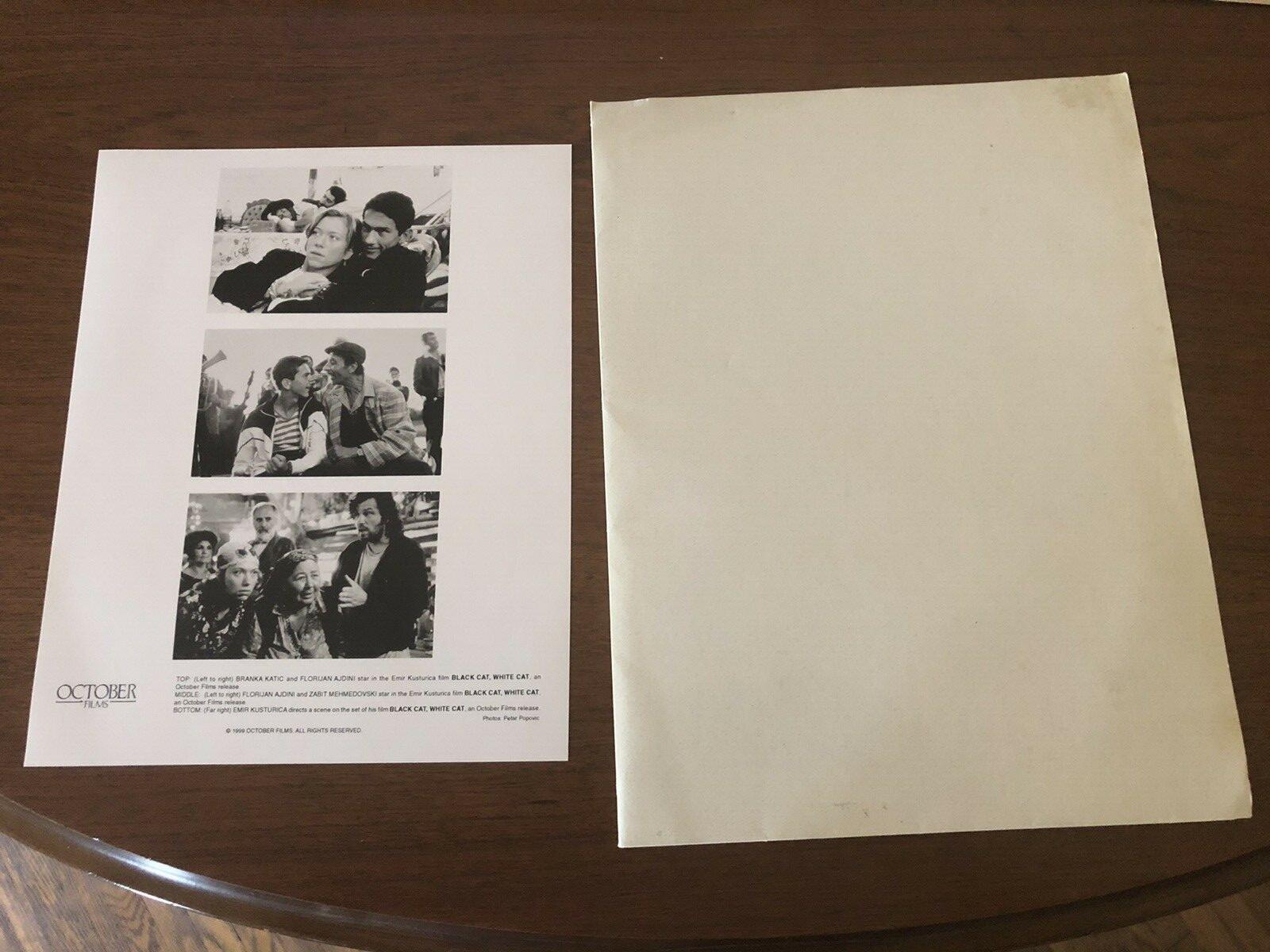 Black Cat White Cat Rare Movie PRESS KIT With PHOTOS