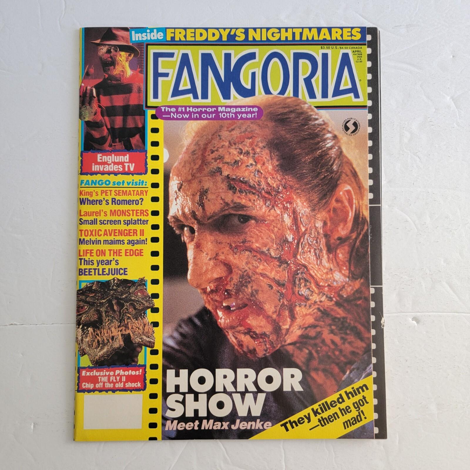 FANGORIA  81 HORROR PET SEMATARY TOXIC AVENGER MONSTERS EERIE (1989)