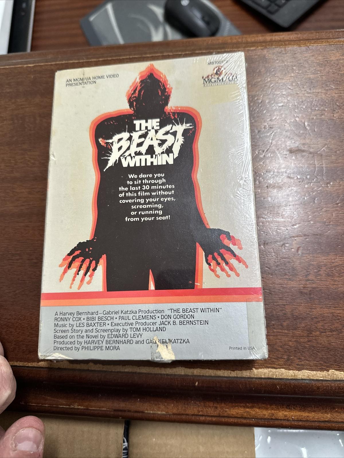 Betamax “NOT VHS” MGM Big Box BEAST WITHIN 1982 Horror Sci Fi Gore Infested BETA
