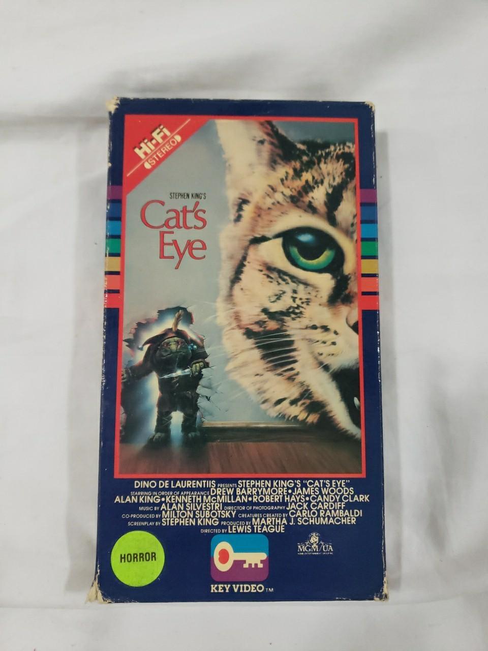 Stephen King's Cat's Eye (VHS, 1985)