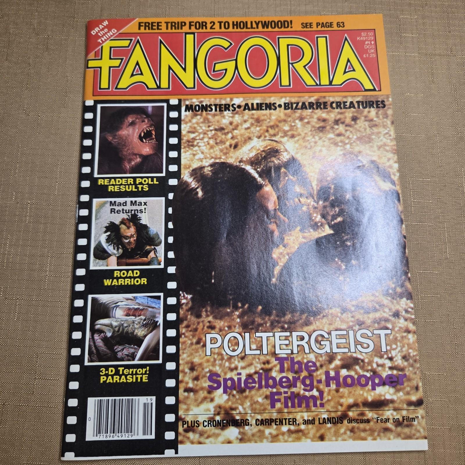 (UNGRADED) 1982 Fangoria #19: The Thing & Poltergeist. Rare Horror History