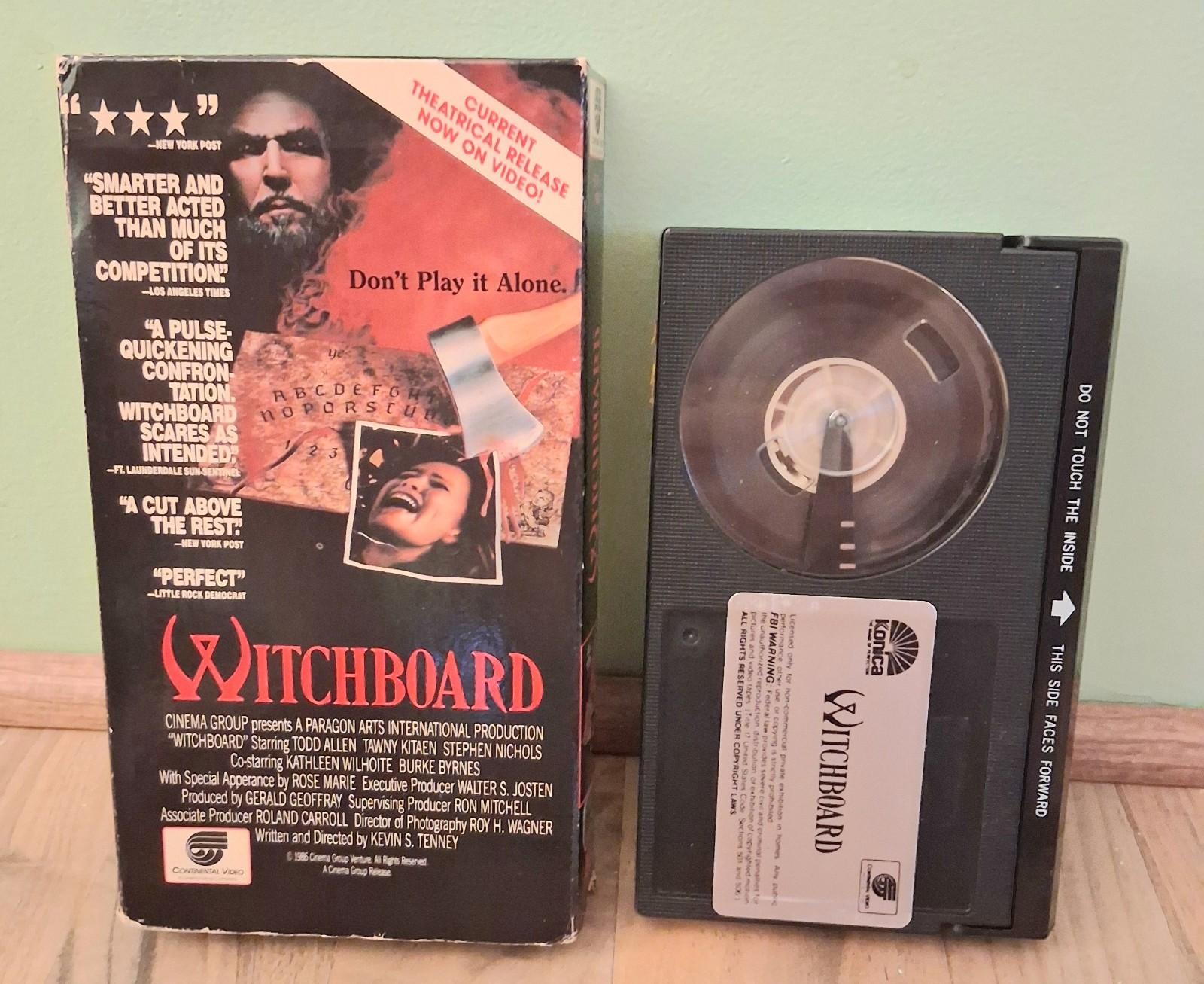 RARE Witchboard Betamax Beta Tape 1986 Todd Allen HORROR NOT VHS