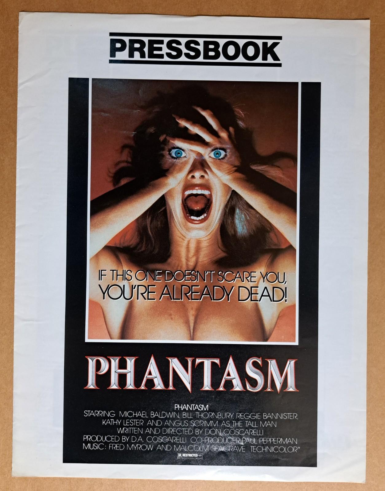PHANTASM VERY RARE PRESSBOOKS AND ADVERTISING MATERIAL 1979