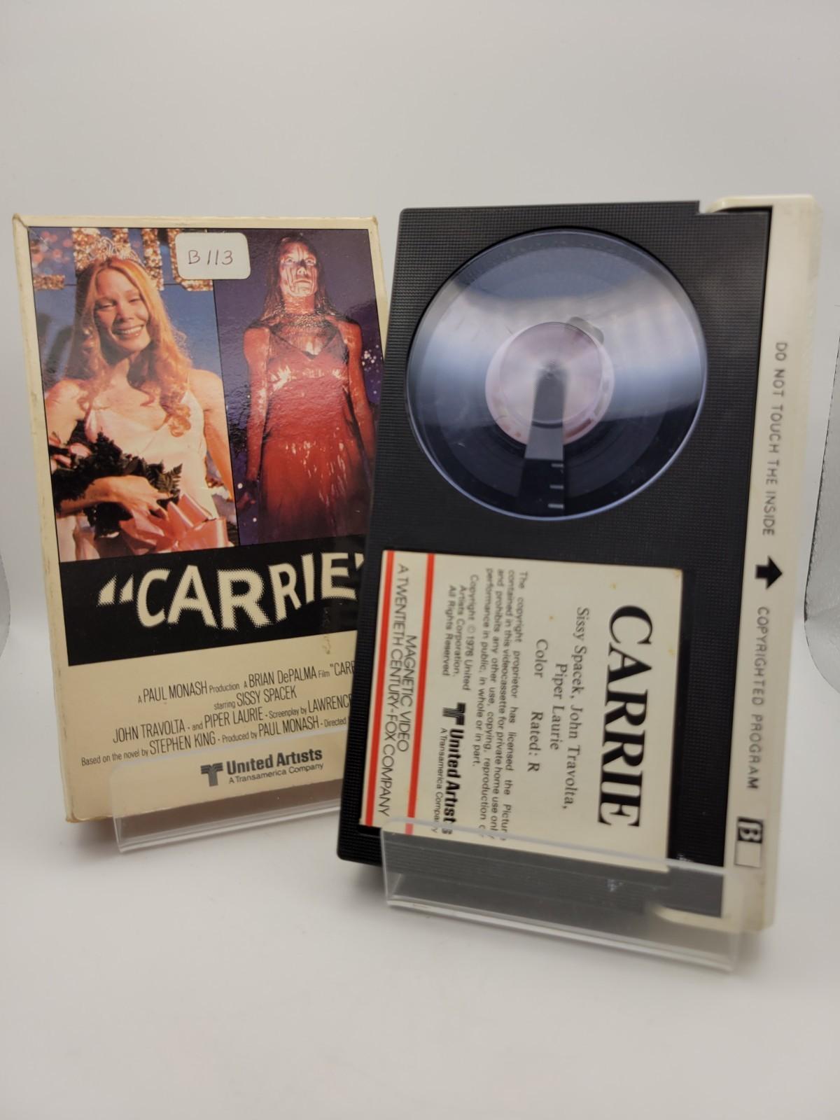 CARRIE (1976) 1981 MAGNETIC VIDEO – STEPHEN KING HORROR RARE - BETAMAX TESTED 