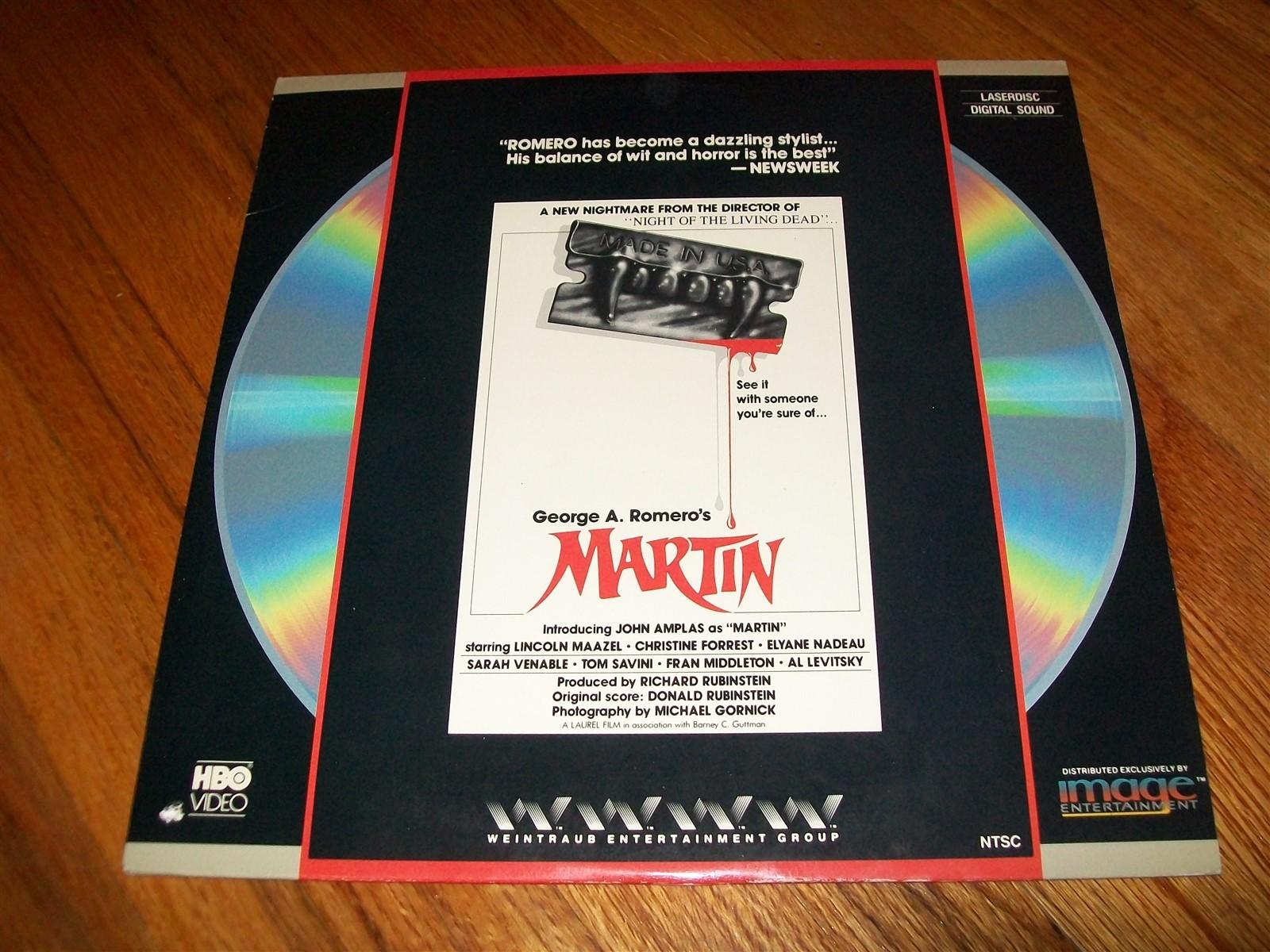 MARTIN Laserdisc LD VERY GOOD CONDITION VERY RARE GEORGE A. ROMERO DIRECTS!