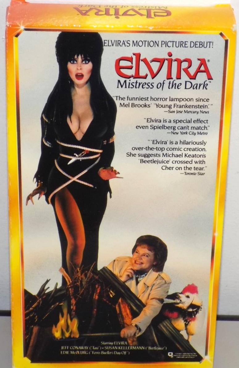 ELVIRA MISTRESS OF THE DARK MOVIE VHS 1990