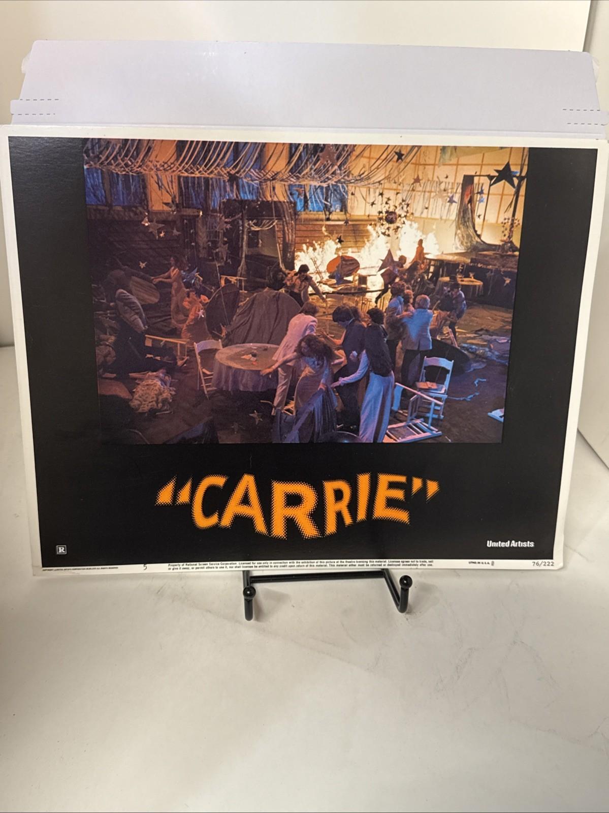 CARRIE 1976 Original Vintage Lobby Card with Sissy Spacek & Prom Scene -11x14