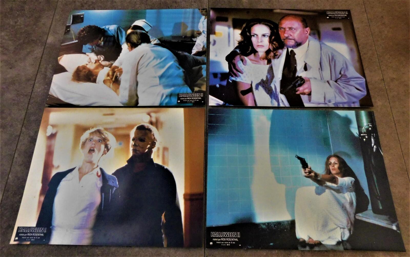 Halloween II *6 Original French Lobby Cards MOD A 8x10 1981 Curtis Michael Myers