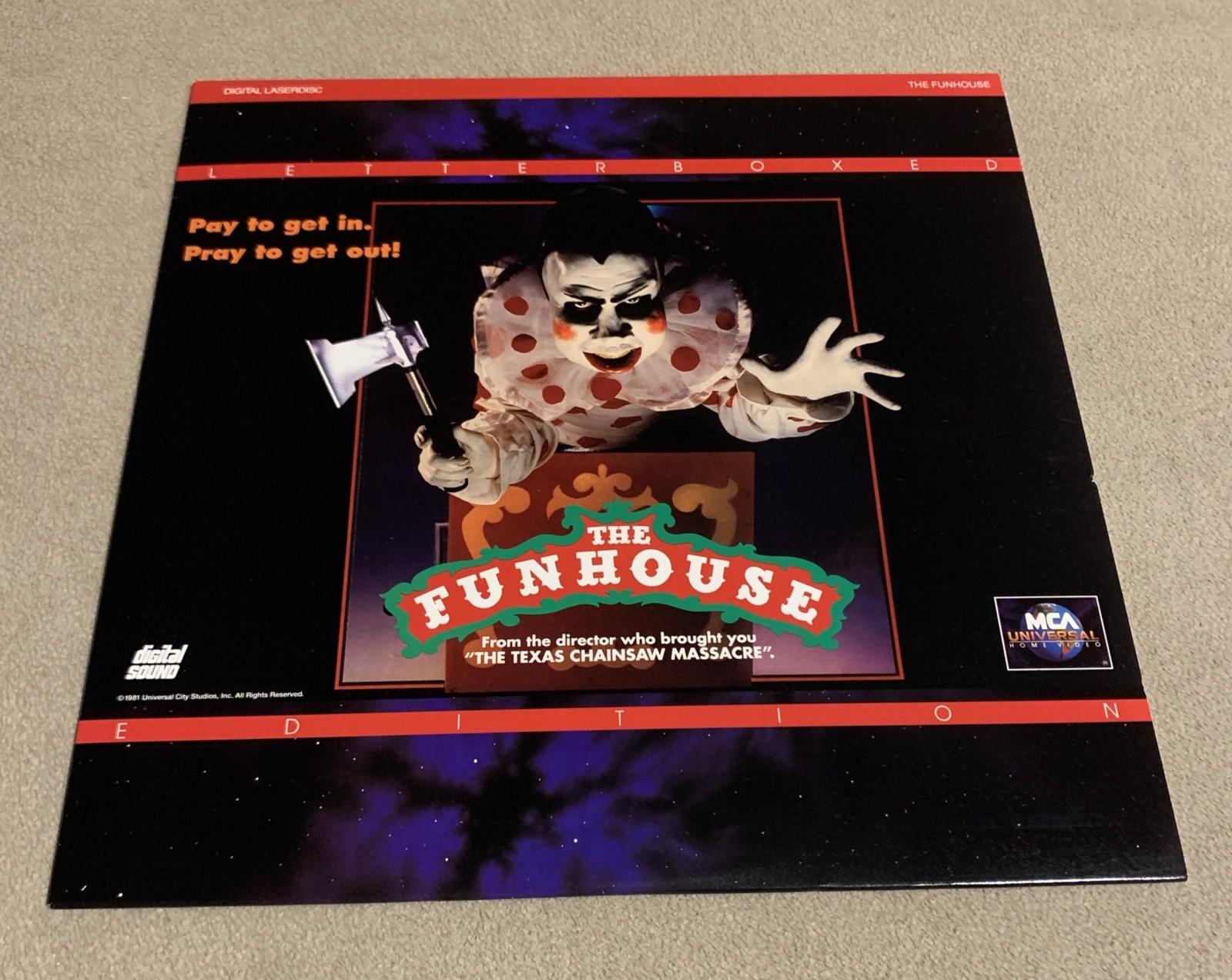 The Funhouse (Laserdisc) WIDESCREEN Tobe Hooper Directs!  GREAT FILM RARE!