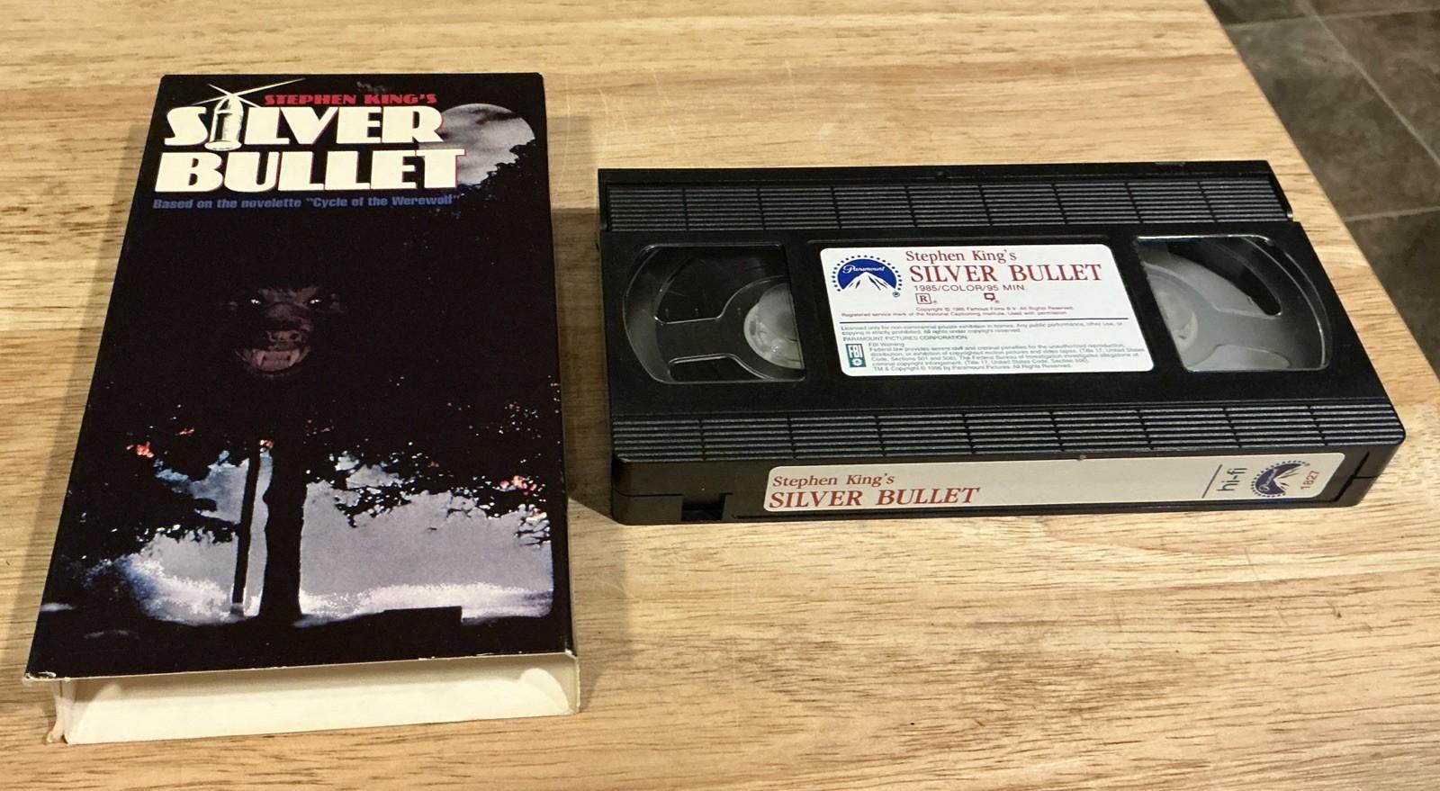 Vintage Stephen King’s Silver Bullet (VHS 1985) Great Condition