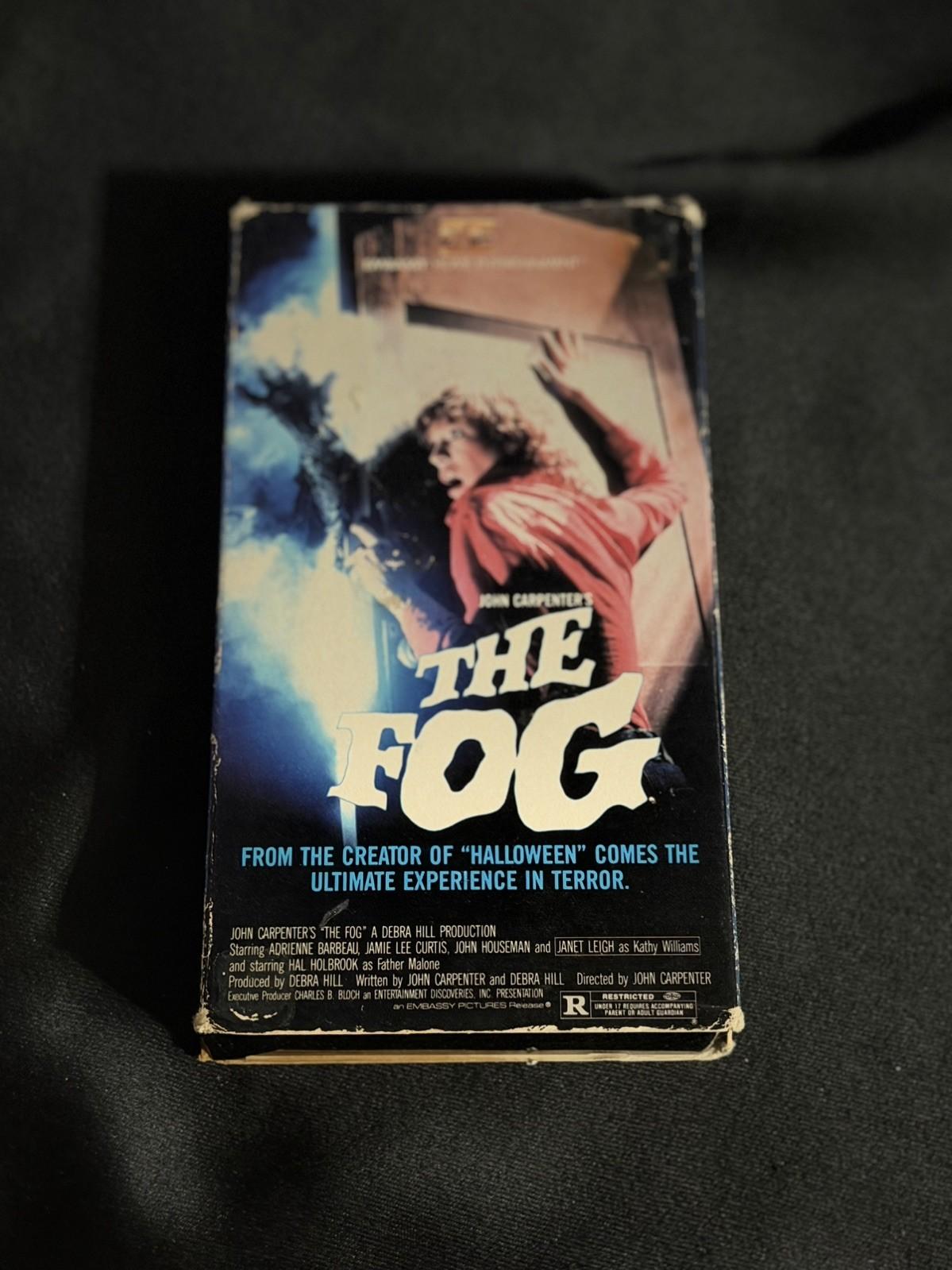 Avco Embassy THE FOG 1980 VHS Factory sealed John Carpenter Horror Nelson Ent