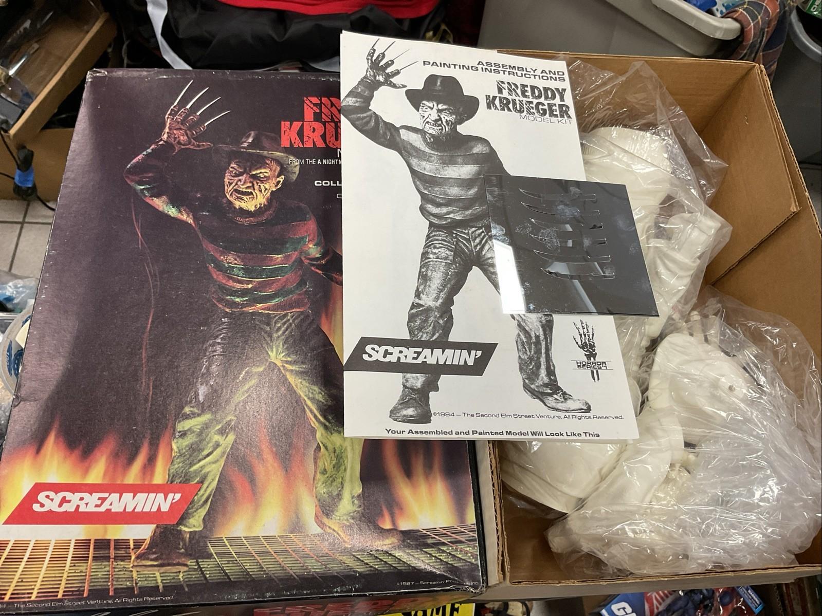Freddy Krueger 1/4 Model Kit Nightmare On Elm Street 1984 Screamin' NEW Vintage
