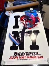 Friday the 13th Part VIII: Jason Takes Manhattan Poster Original (Rare)