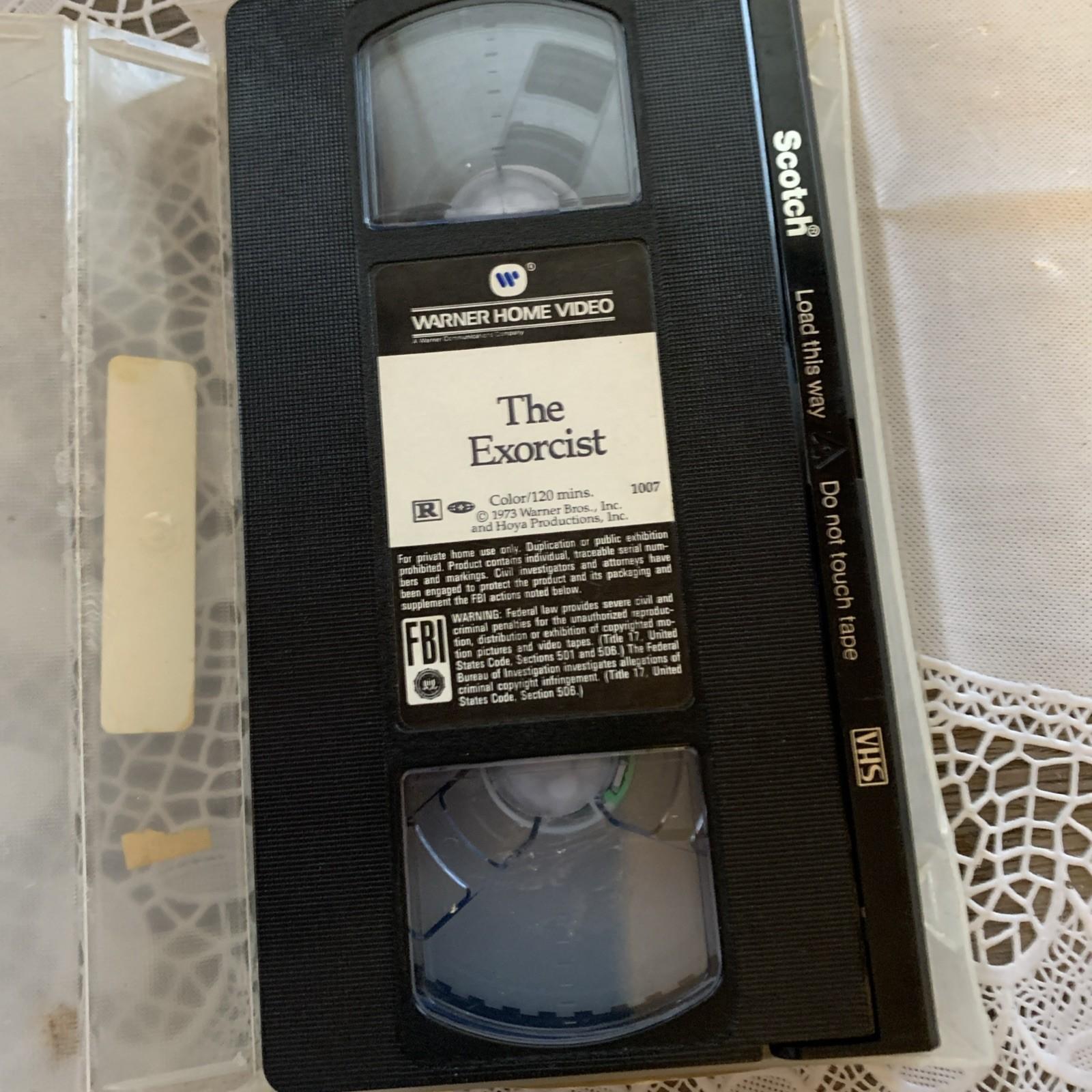 THE EXORCIST 1973 VHS  WARNER HOME VIDEO RARE