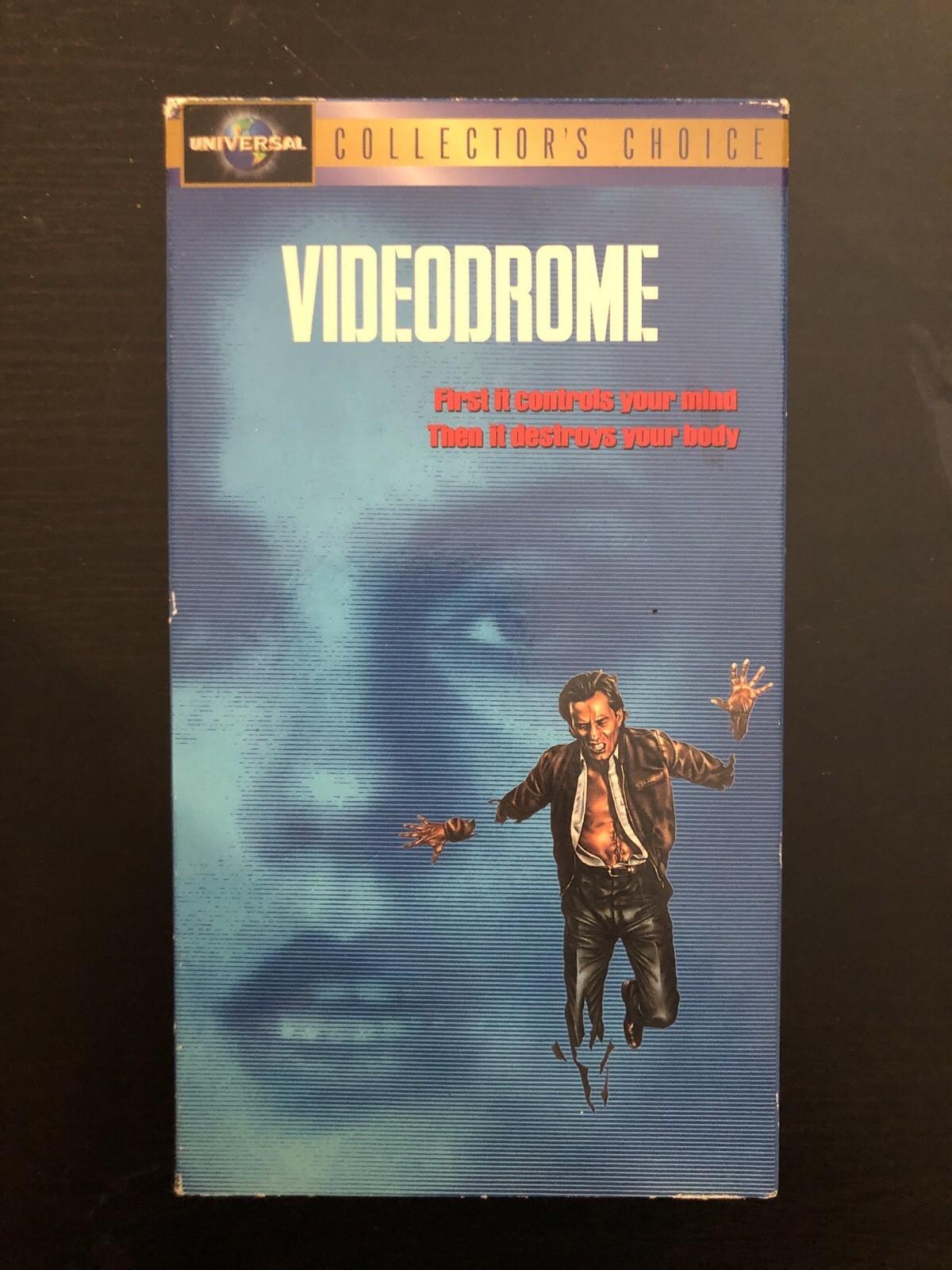 VHS Videodrome Rare Horror VHS 1983 UNCUT Version