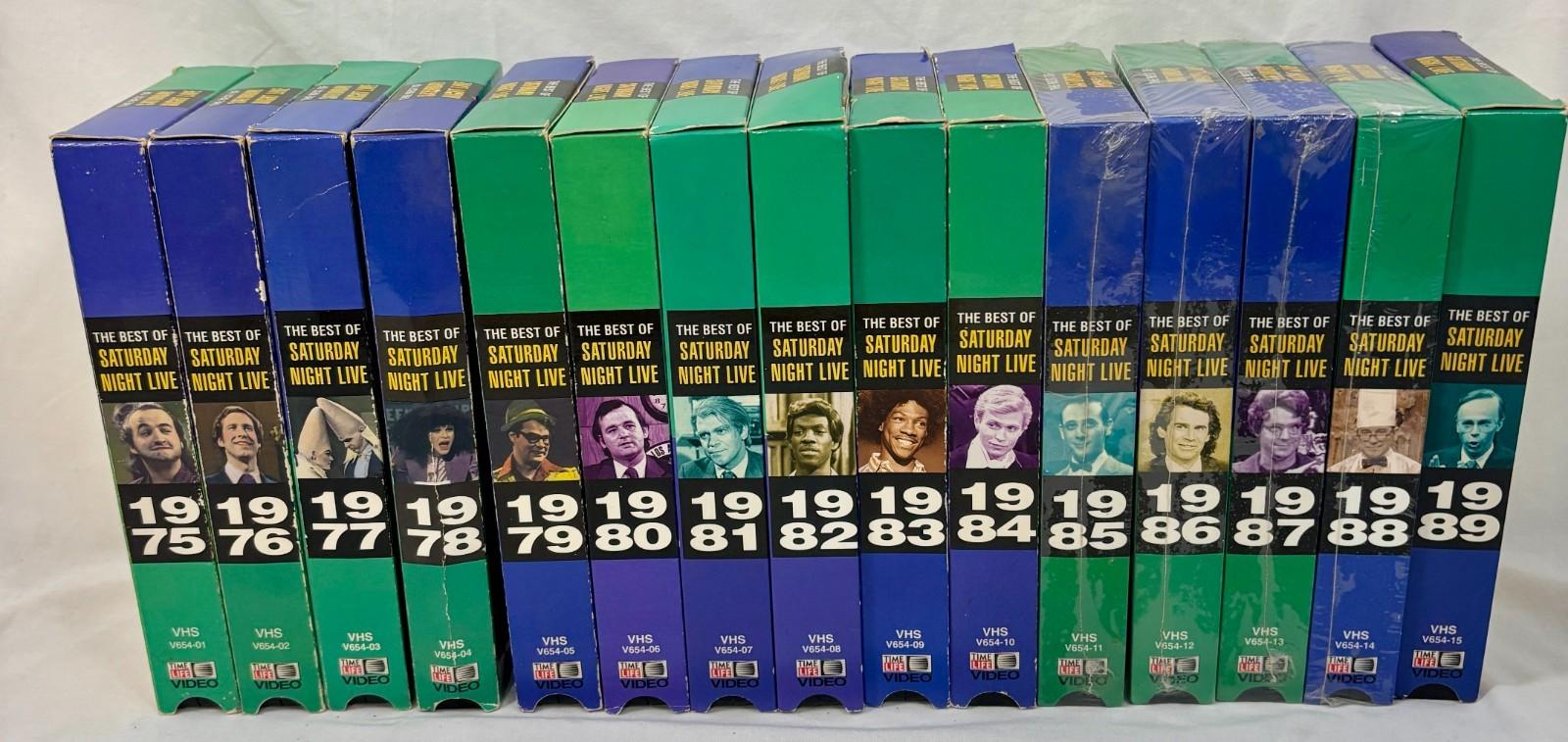 Vintage Saturday Night Live SNL Set of 15 VHS Tape 1975-1989
