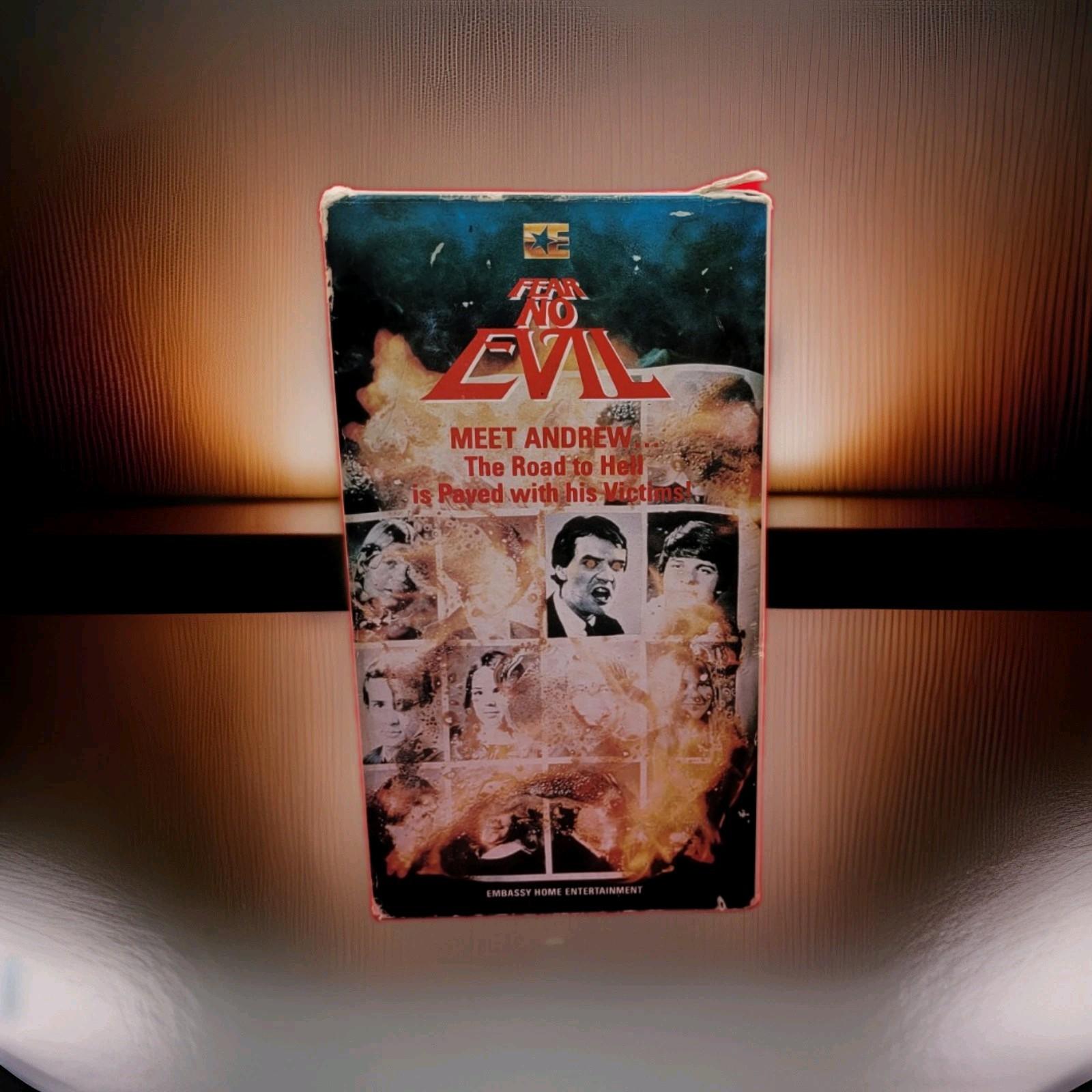 FEAR NO EVIL (VHS-1981) CULT-HORROR EMBASSY VIDEO Super Rare Holy Grail