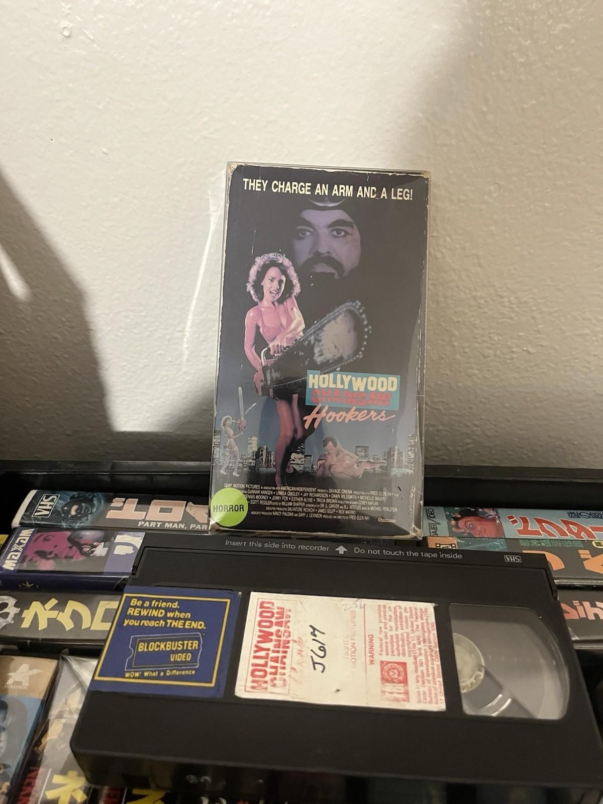 Hollywood Chainsaw Hookers VHS RARE CULT  VHS