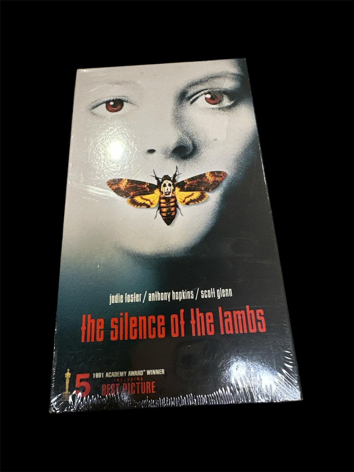 SILENCE OF THE LAMBS 1991 VHS ORION WATERMARKS  1st Release RARE RED FLIP