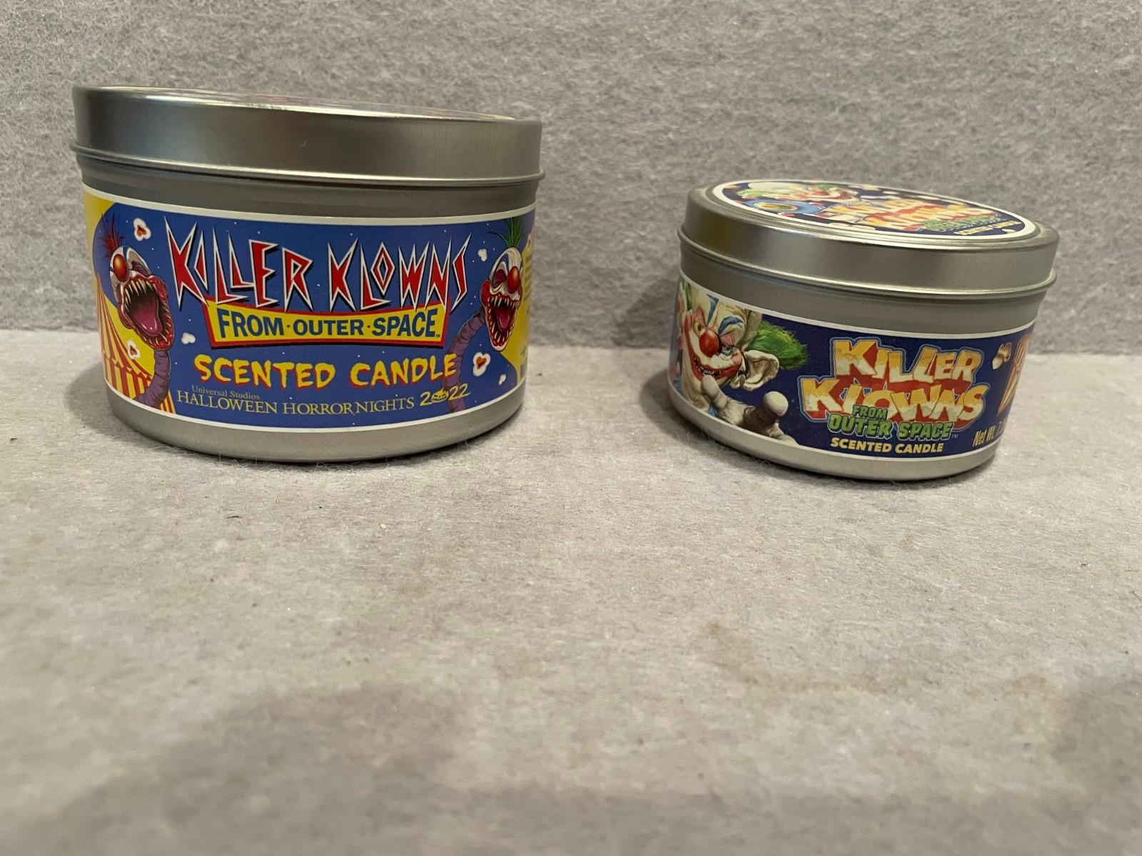 KILLER KLOWNS FROM OUTER SPACE RARE LOT OF CANDLES FROM HORROR NIGHTS 2022 USH
