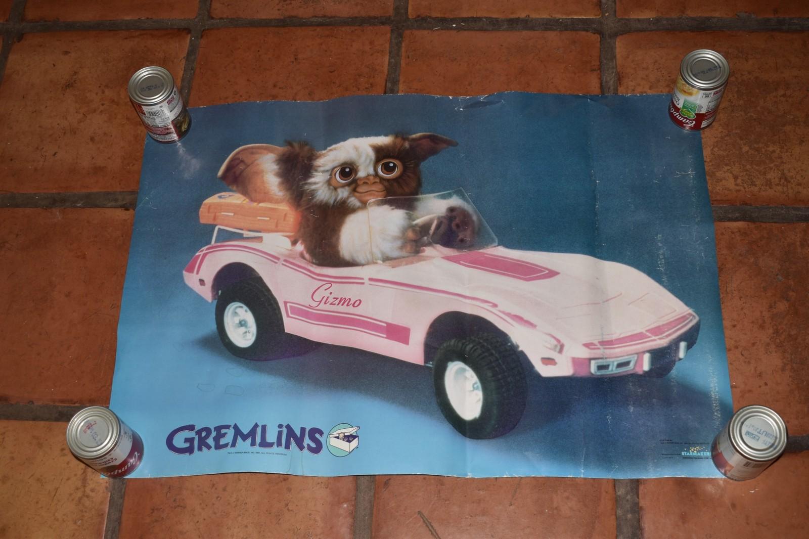 *LR* Gremlins Original Vintage Poster 1984 *Starmakers* Gizmo RARE  (IEG45)