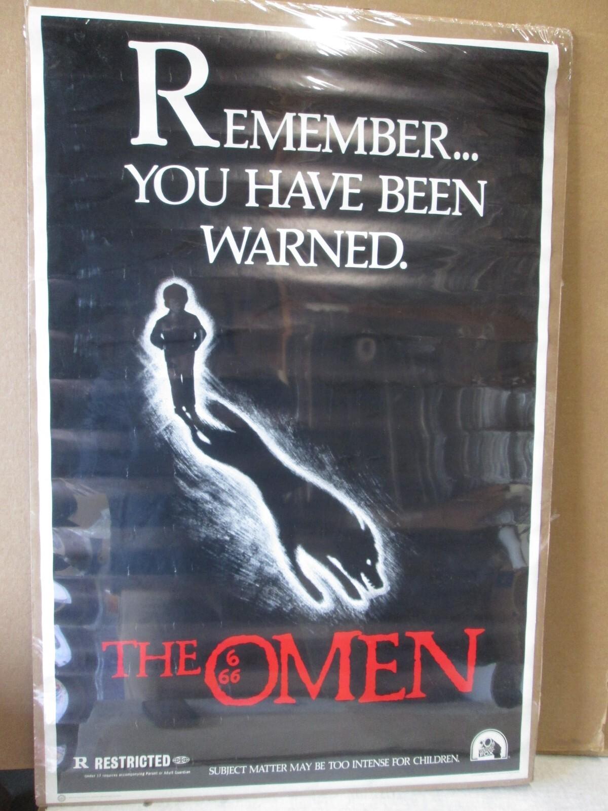 Vintage The Omen 20th century Fox motion picture 1976 original poster  21645