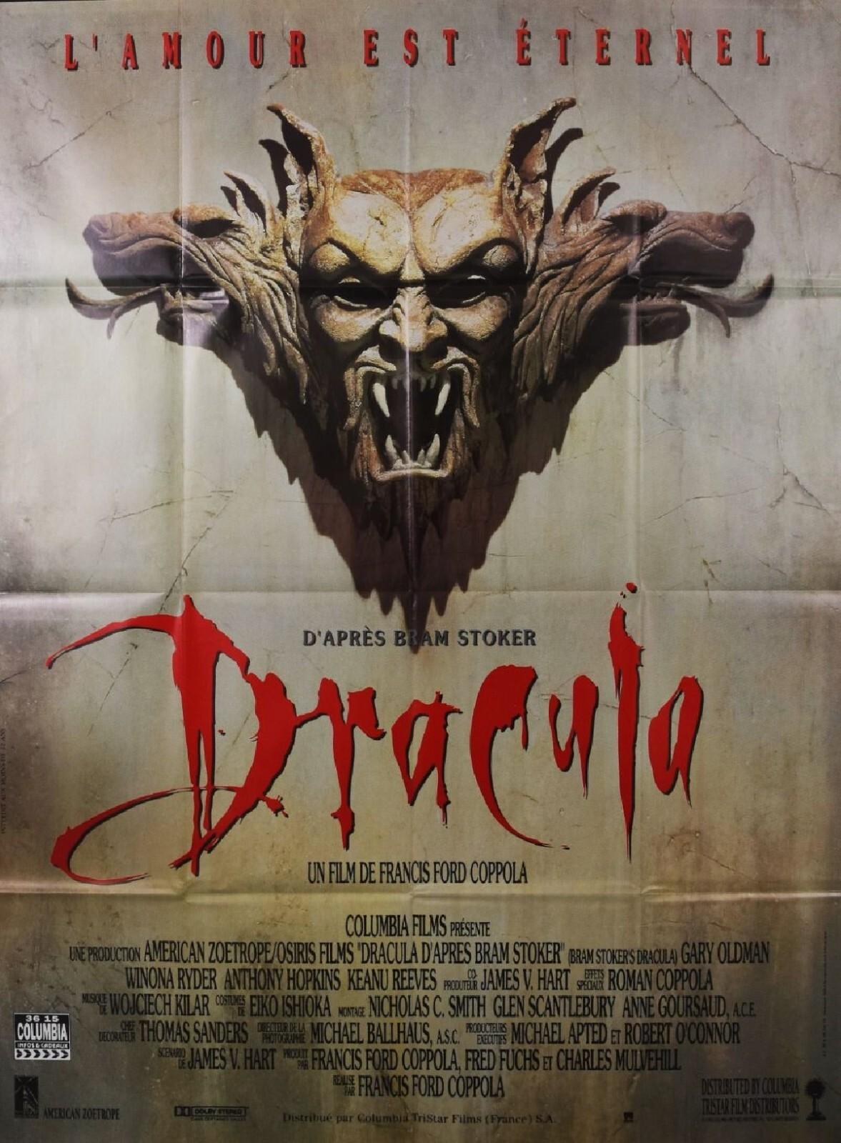 Bram Stoker's Dracula Coppola Original French Grande Poster 1992
