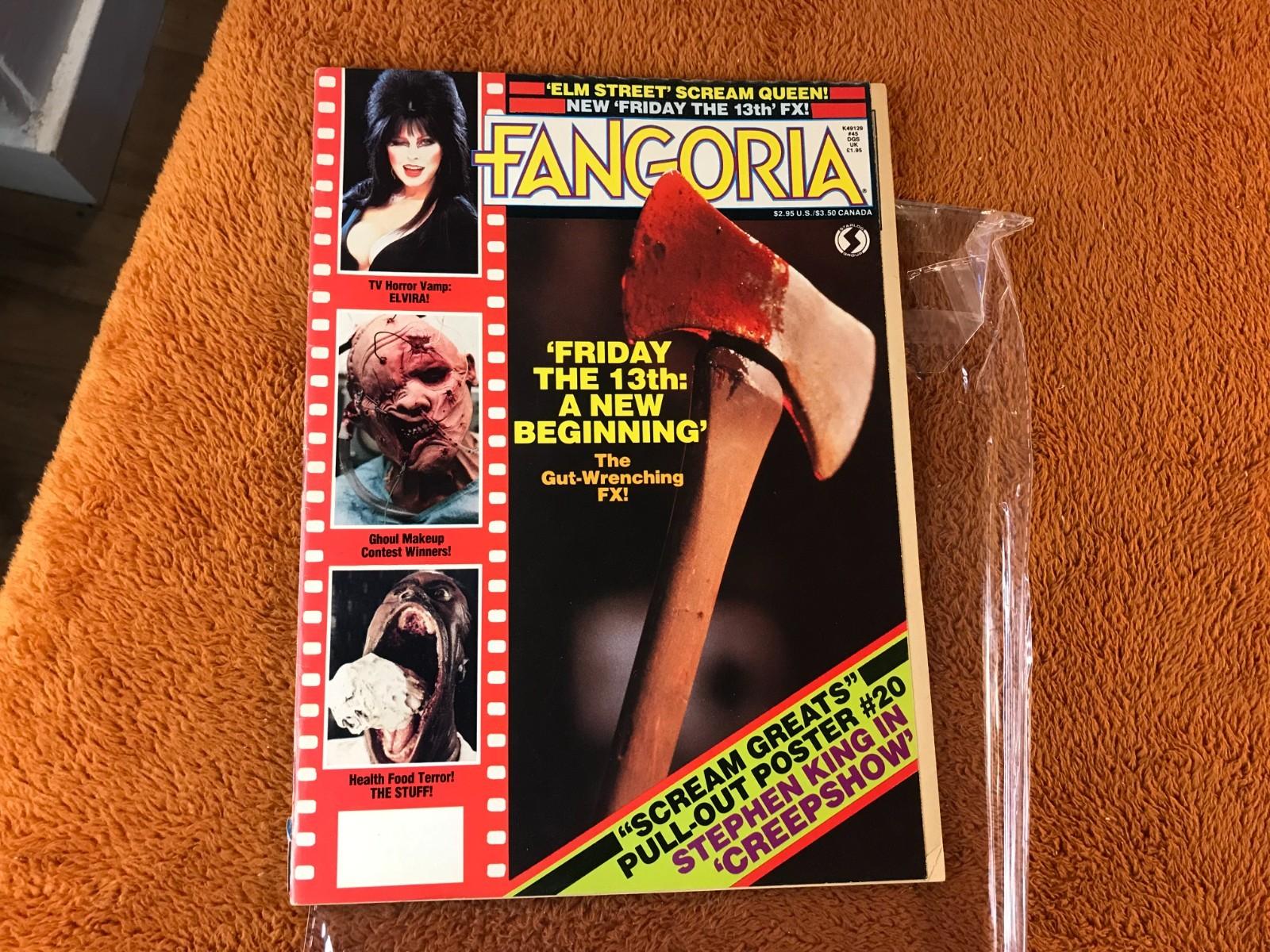 Fangoria #45 June 1985 Friday the 13th Heather Langenkamp Elvira Fright Night !