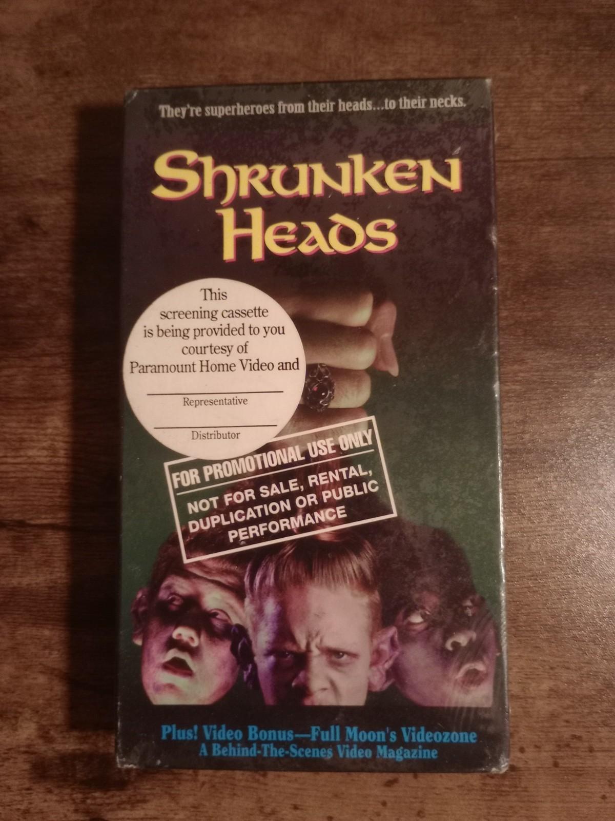 Shrunken Heads VHS Promotional Screener (Sealed)