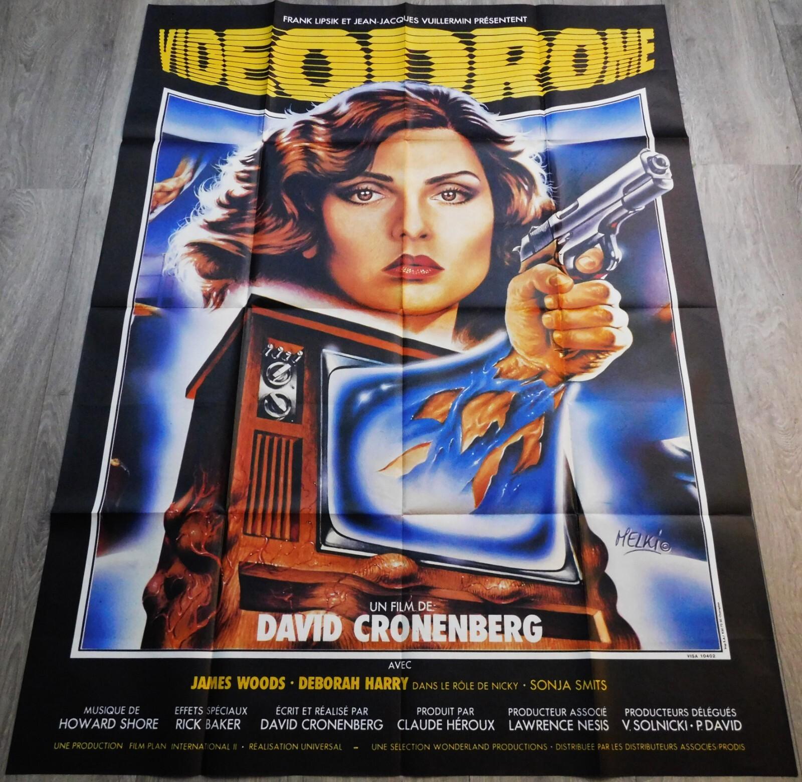 Videodrome French Movie Poster Original 47/63 1983 David Cronenberg James Woods