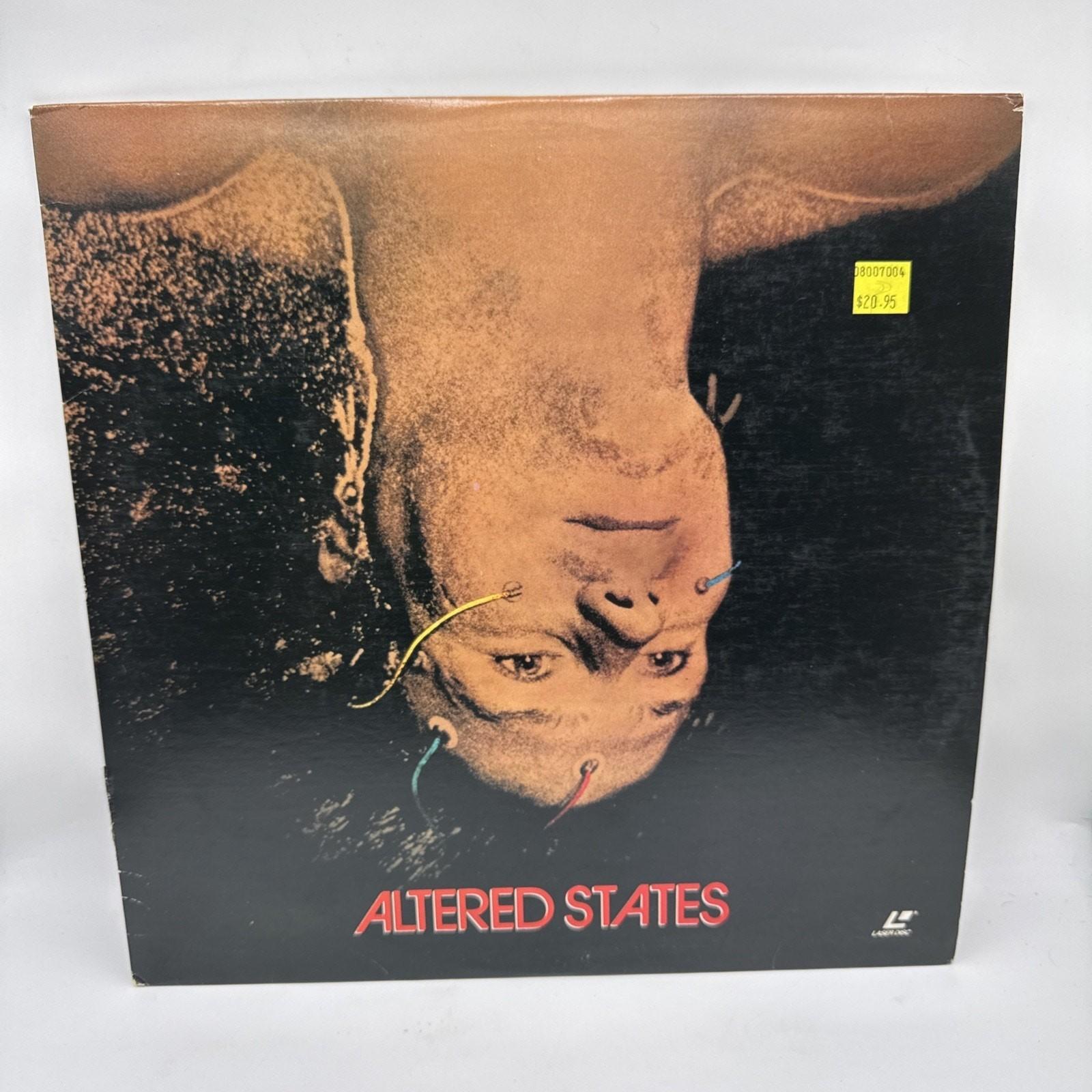 Altered States (1980 Laserdisc) Cult RARE - William Hurt